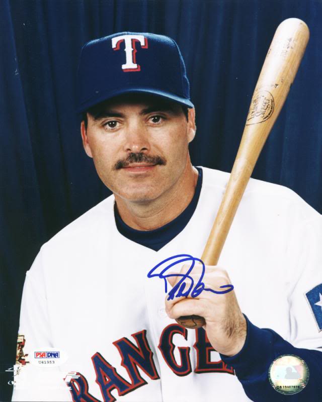 Rangers Rafael Palmeiro Signed Authentic 8X10 Photo Autographed PSA/DNA #U41953