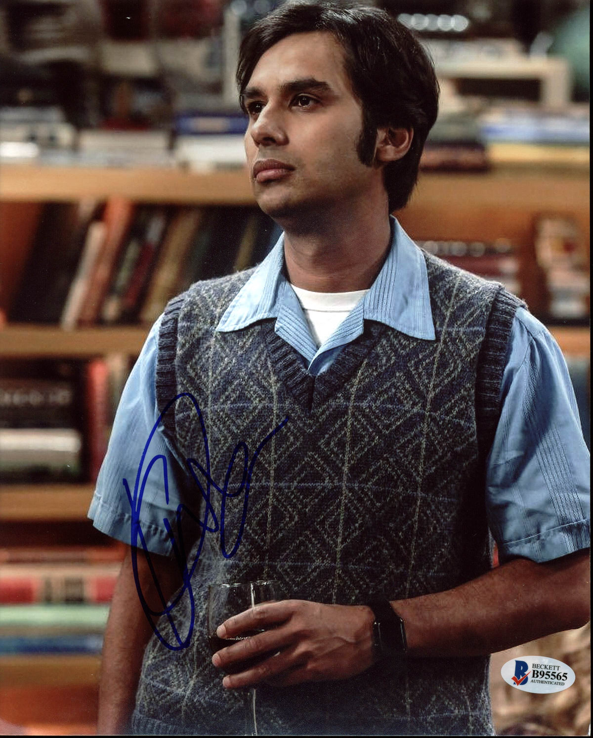 Kunal Nayyar The Big Bang Theory Authentic Signed 8X10 Photo BAS #B95565