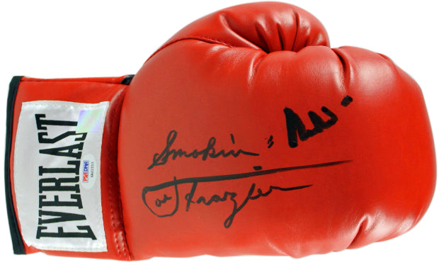 Muhammad Ali & "Smokin" Joe Frazier Authentic Signed Boxing Glove PSA #6A62553