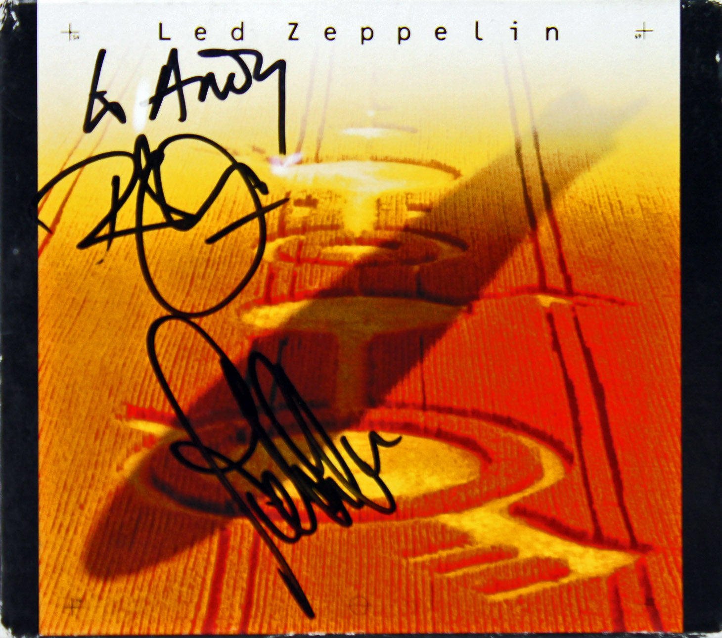 Rober Plant & John Paul Jones Led Zeppelin Signed 4 CD Box Set PSA/DNA