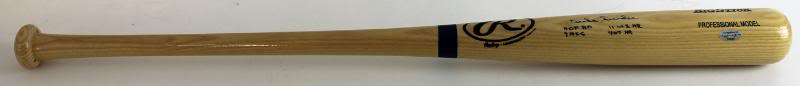 Dodgers Duke Snider 4 Inscriptions Authentic Signed Baseball Bat Rj Authentic