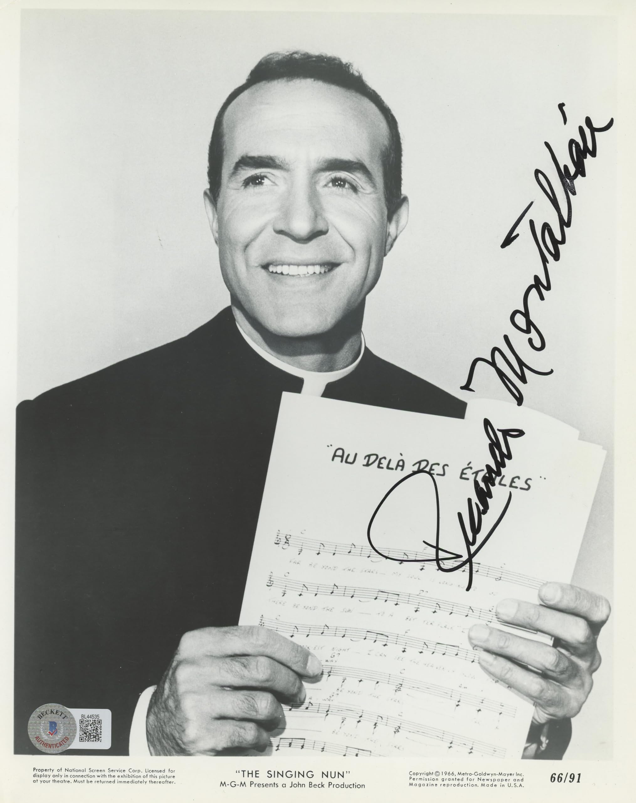 Ricardo Montalban Fantasy Island Authentic Signed 8x10 Photo BAS #BL44535