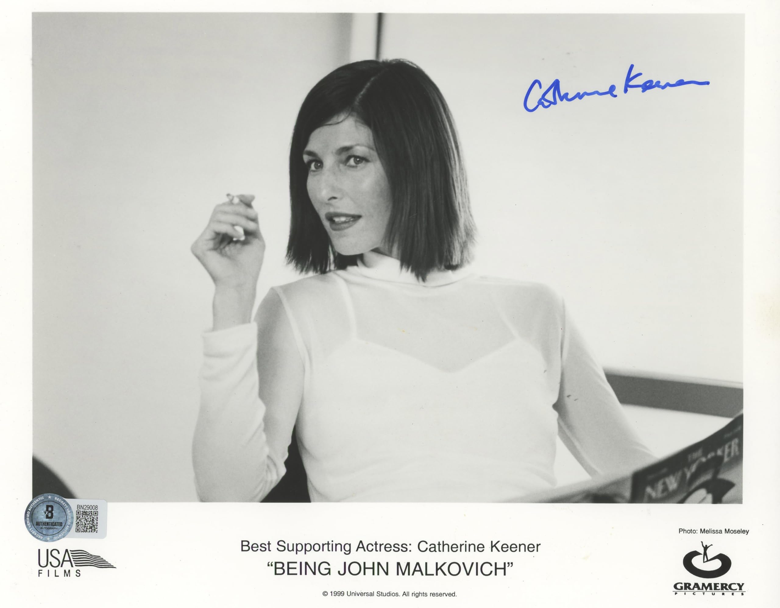 Catherine Keener Being John Malkovich Authentic Signed 8x10 Photo BAS #BN29008