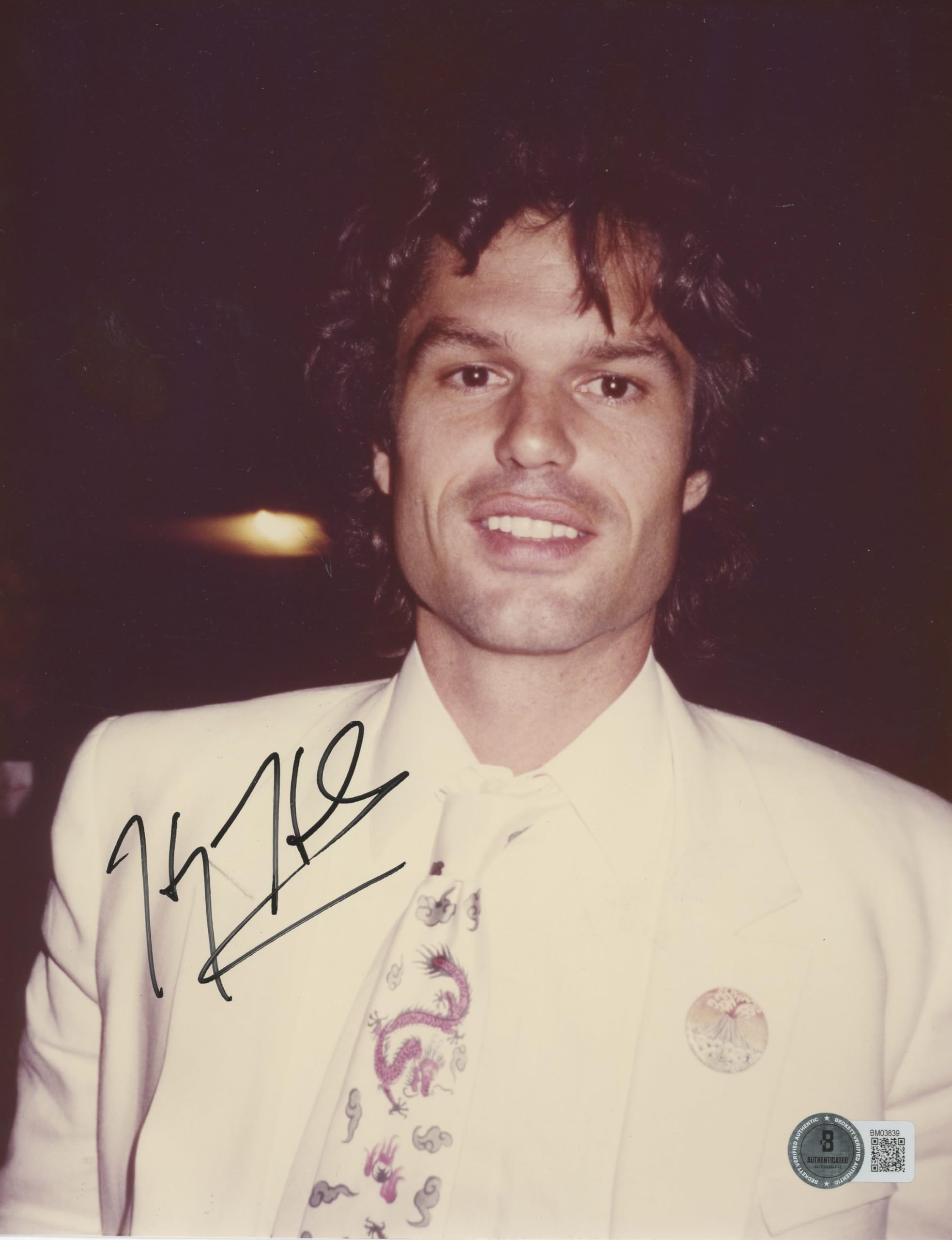 Harry Hamlin Clash of the Titans Authentic Signed 8x10 Photo BAS #BM03839