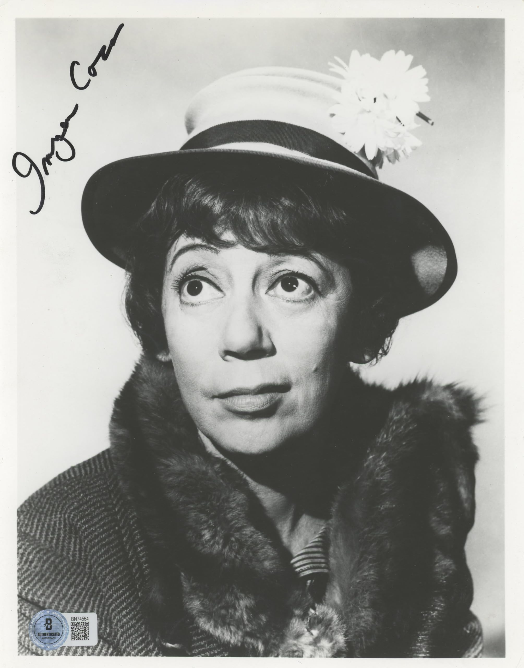Imogene Coca Grindl Authentic Signed 8x10 Photo Autographed BAS #BN74564