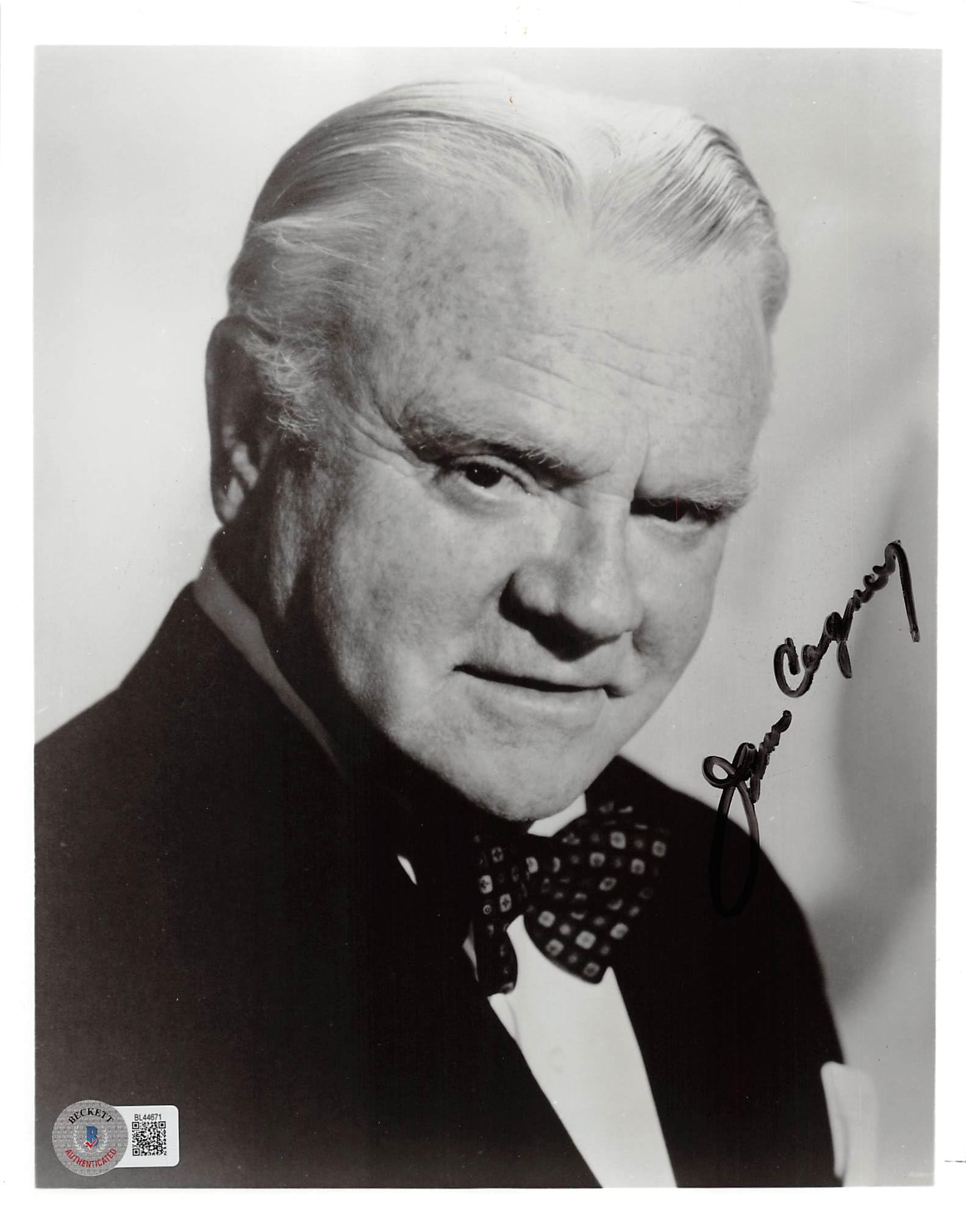 James Cagney Yankee Doodle Dandy Authentic Signed 8x10 Photo BAS #BL44671