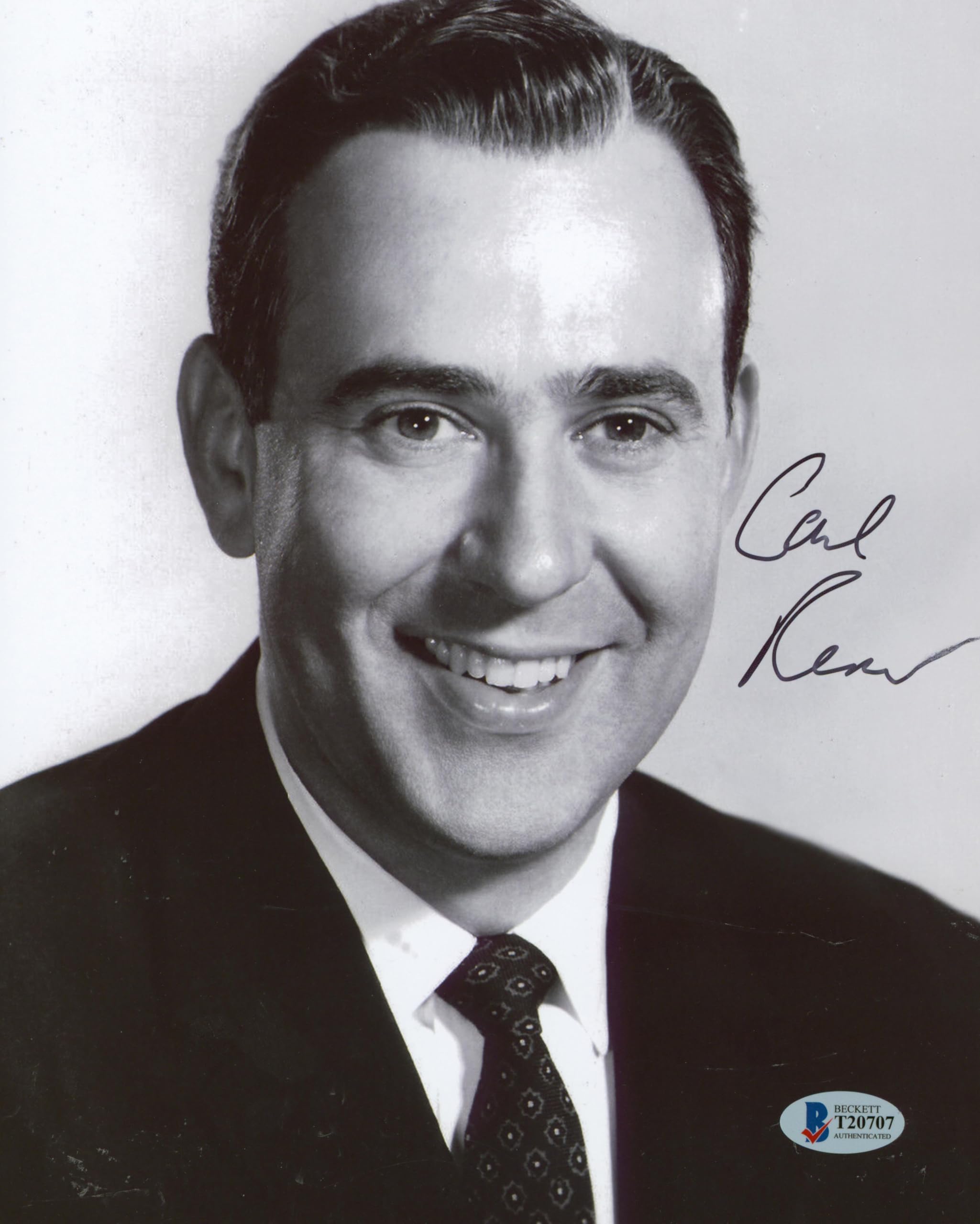 Carl Reiner The Dick Van Dyke Show Authentic Signed 8x10 Photo BAS #T20707