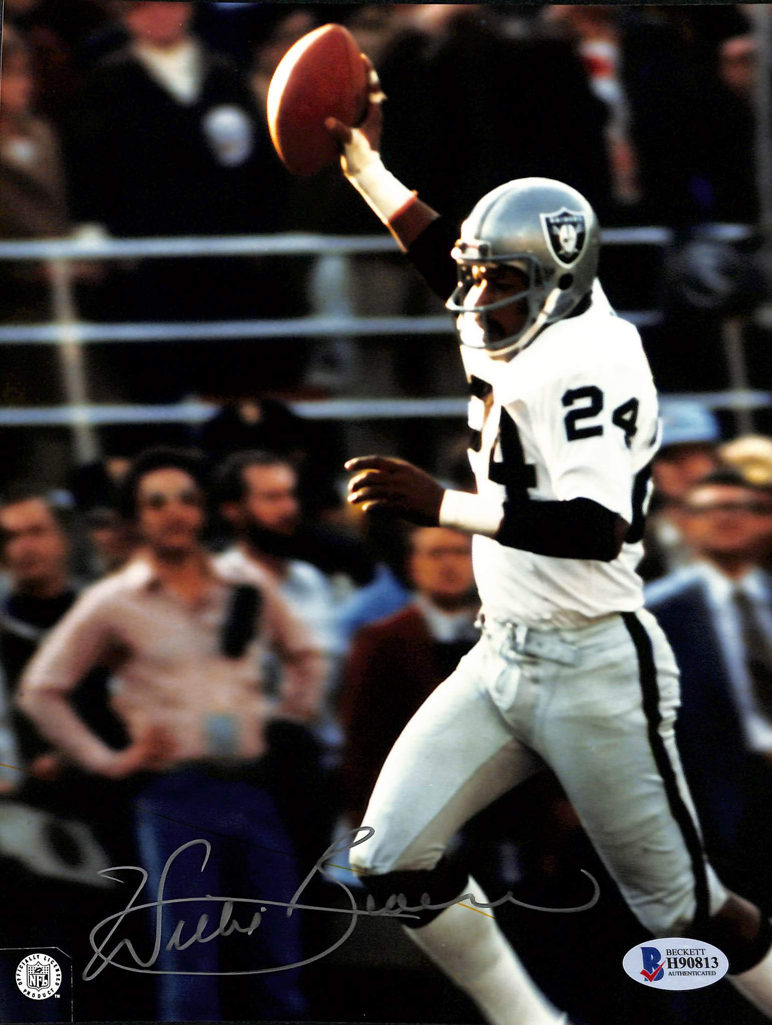 Raiders Willie Brown Authentic Signed 8x10 Photo Autographed BAS