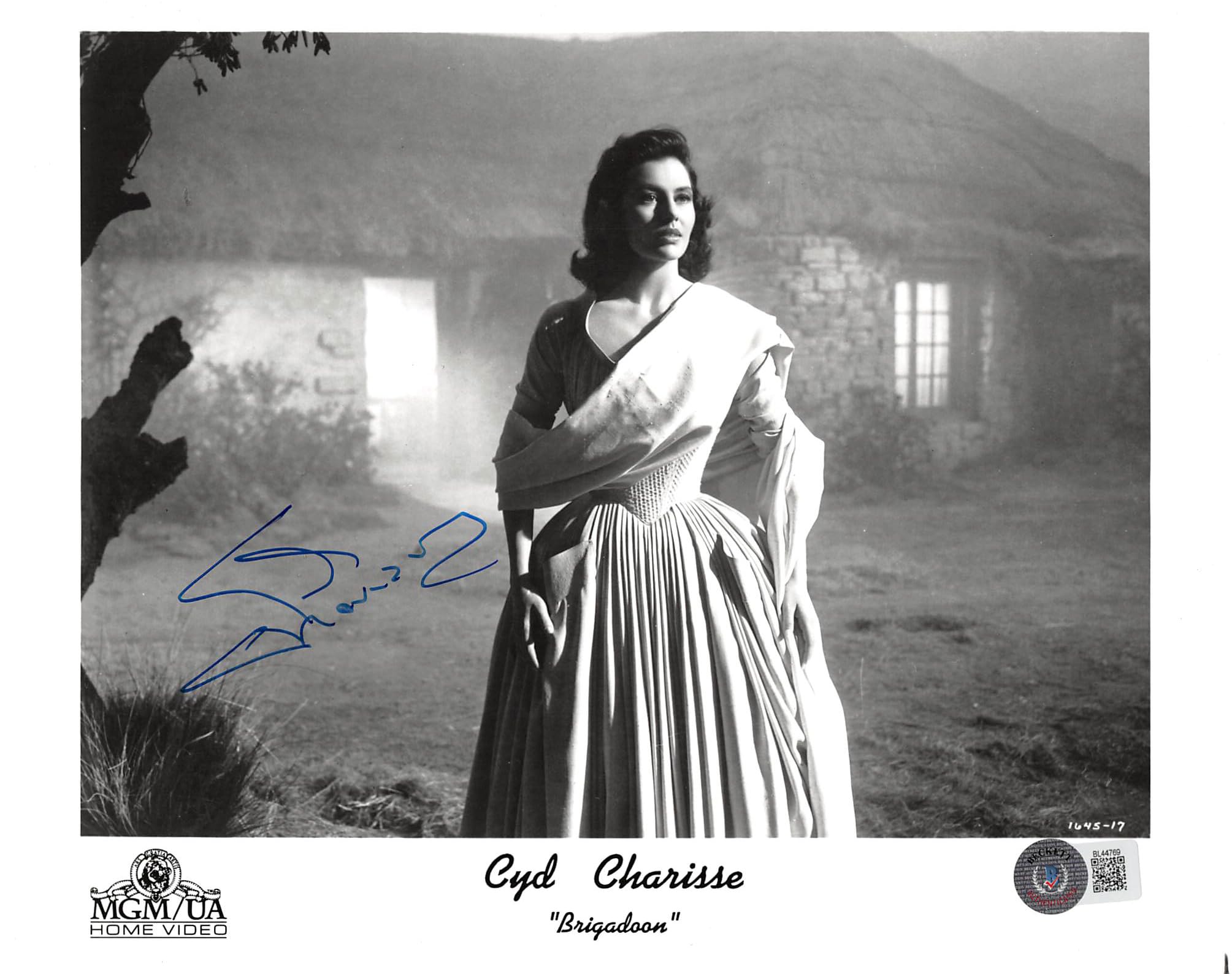 Cyd Charisse Brigadoon Authentic Signed 8x10 Photo Autographed BAS #BL44769