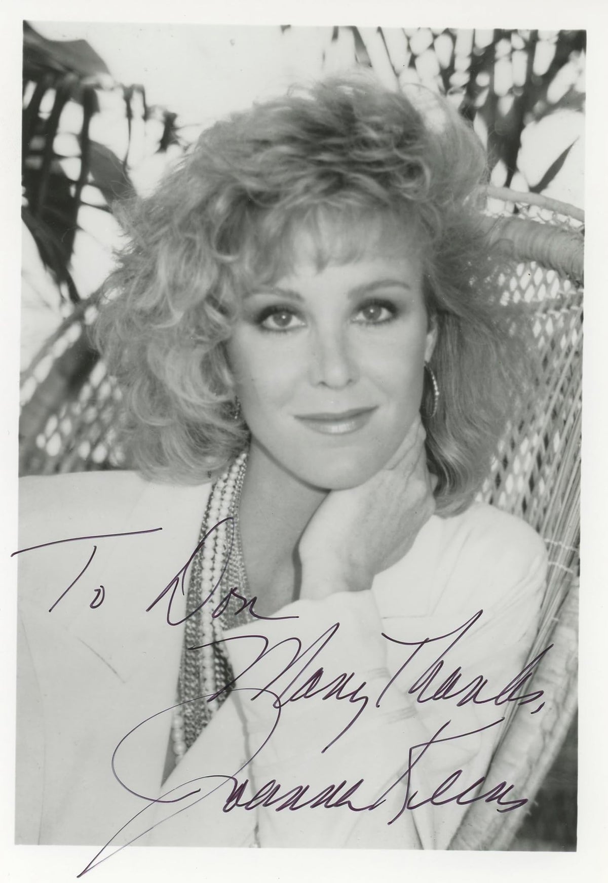 Joanna Kerns Growing Pains "To Don Many Thanks" Signed 5x7 Photo BAS #BK43327