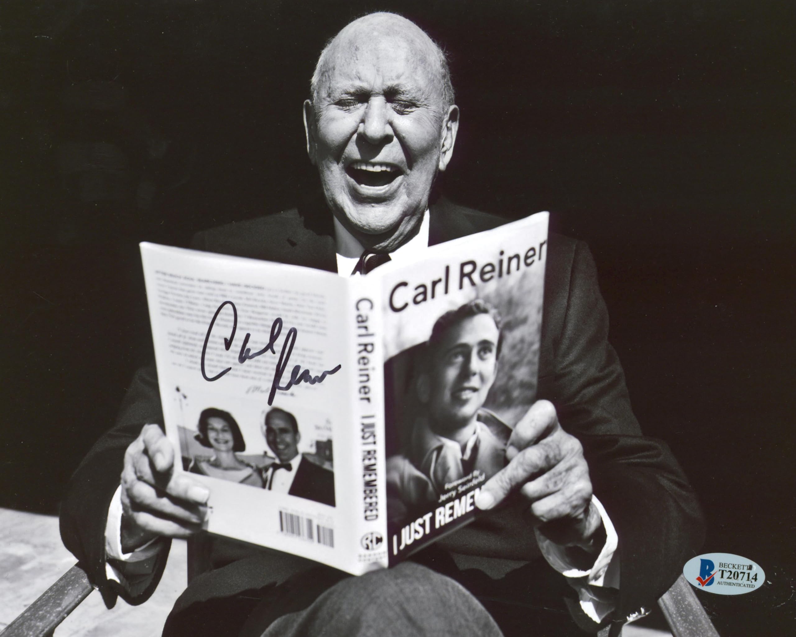 Carl Reiner Ocean's 11 Authentic Signed 8x10 Photo Autographed BAS #T20714