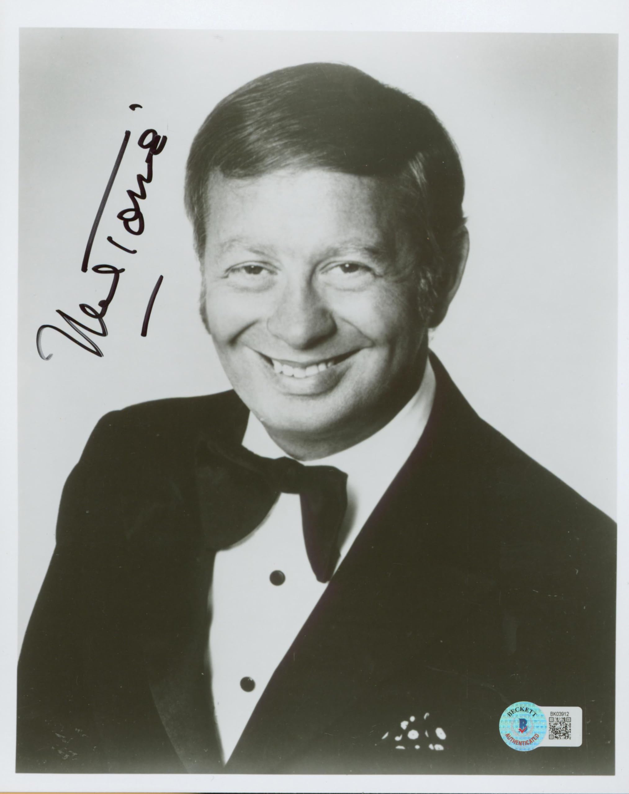 Mel Torme Authentic Signed 8x10 Black & White Photo Autographed BAS #BK03912