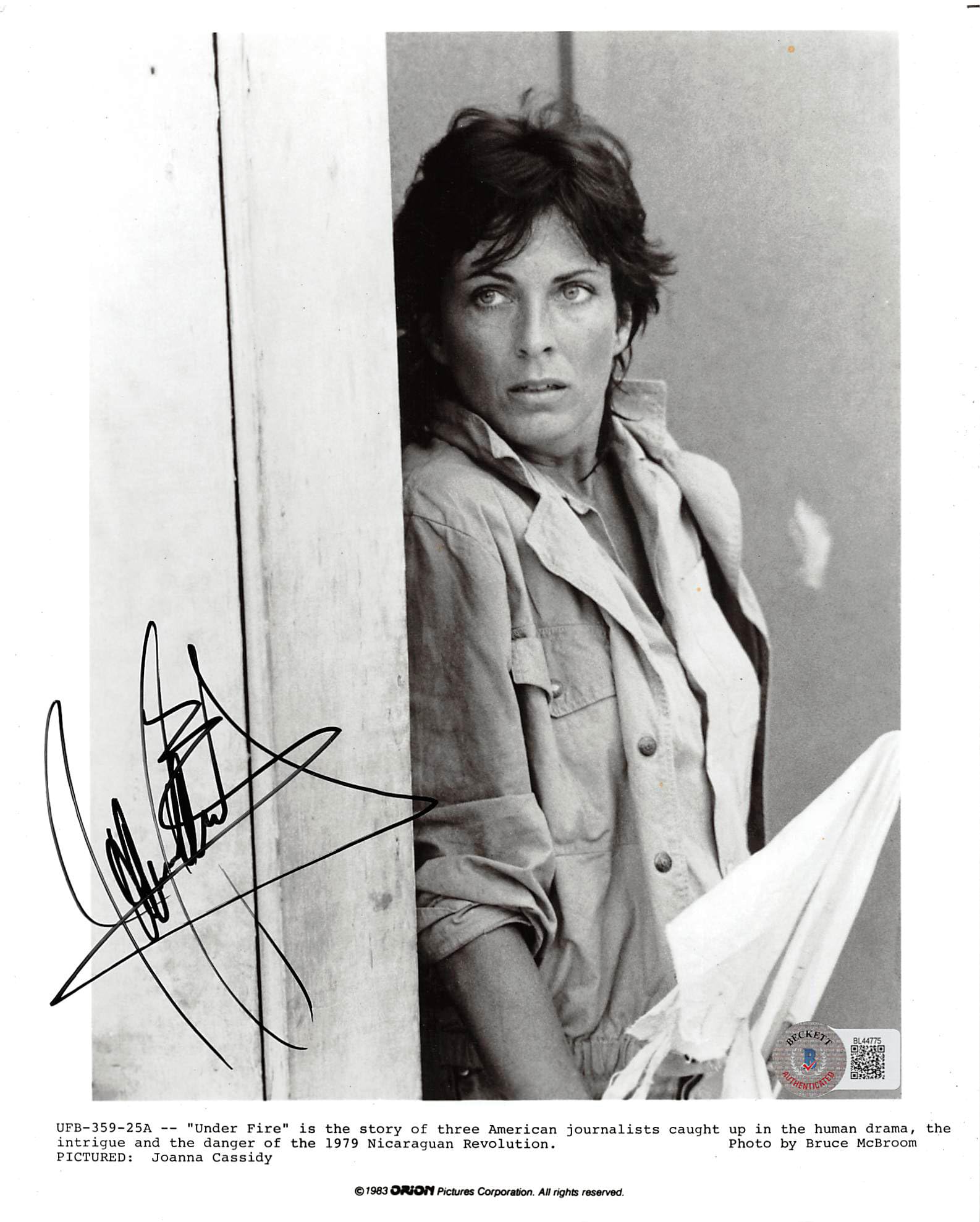 Joanna Cassidy Under Fire Authentic Signed 8x10 Photo Autographed BAS #BL44775