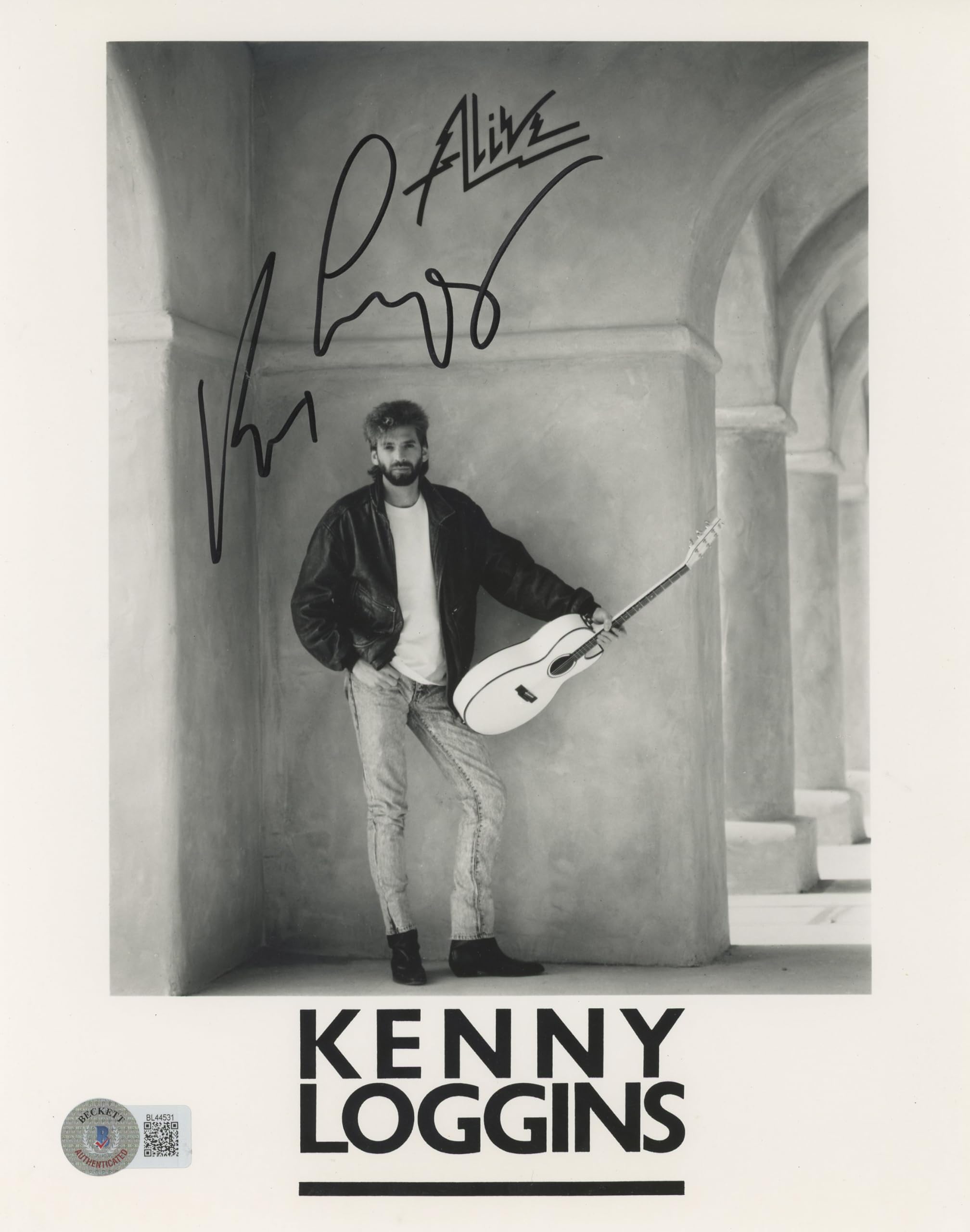 Kenny Loggins Musician Authentic Signed 8x10 Photo Autographed BAS #BL44531