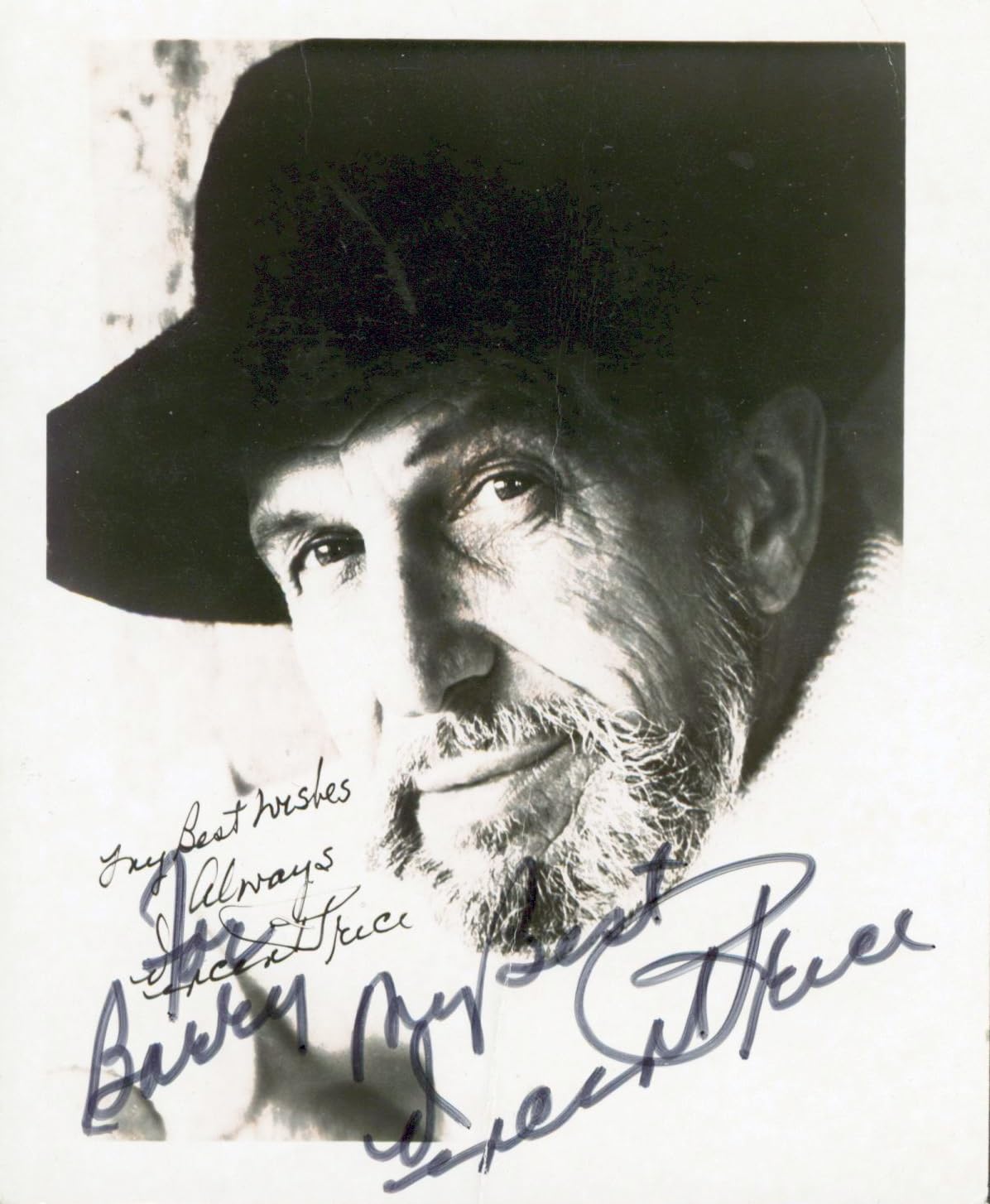 Vincent Price The Abominable Dr. Phibes Authentic Signed 4x5 Photo BAS #BG82421
