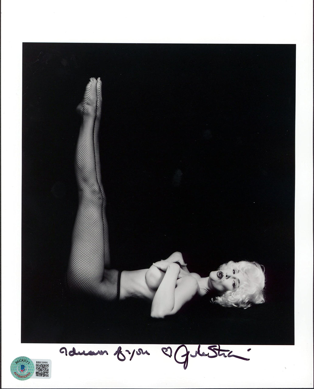Julie Strain "I Dream Of You" Signed 8x10 Sexy Photo Deceased BAS #BB83086