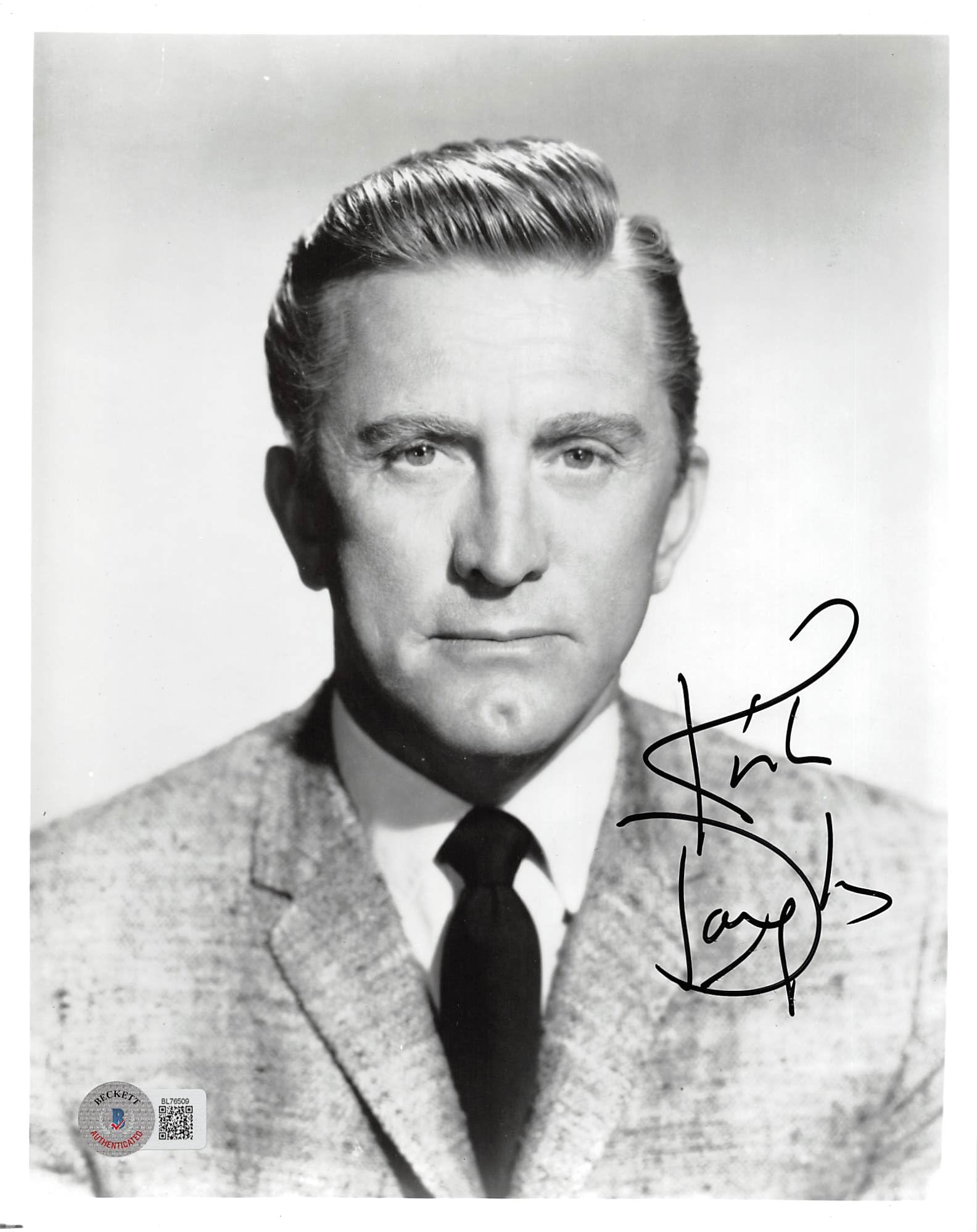 Kirk Douglas Spartacus Authentic Signed 8x10 Photo Autographed BAS #BL76509