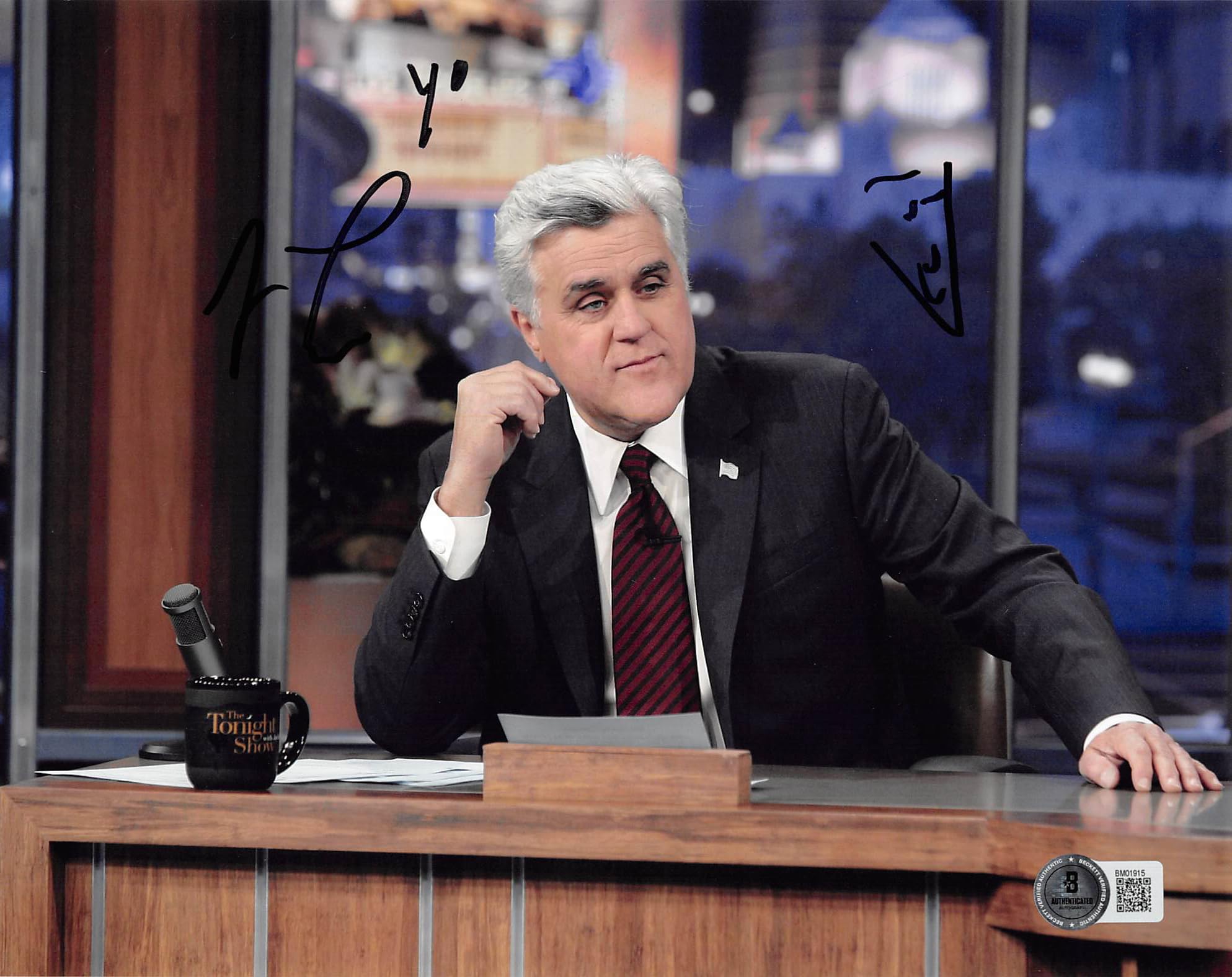 Jay Leno The Tonight Show "Yo" Authentic Signed 8x10 Photo BAS #BM01915