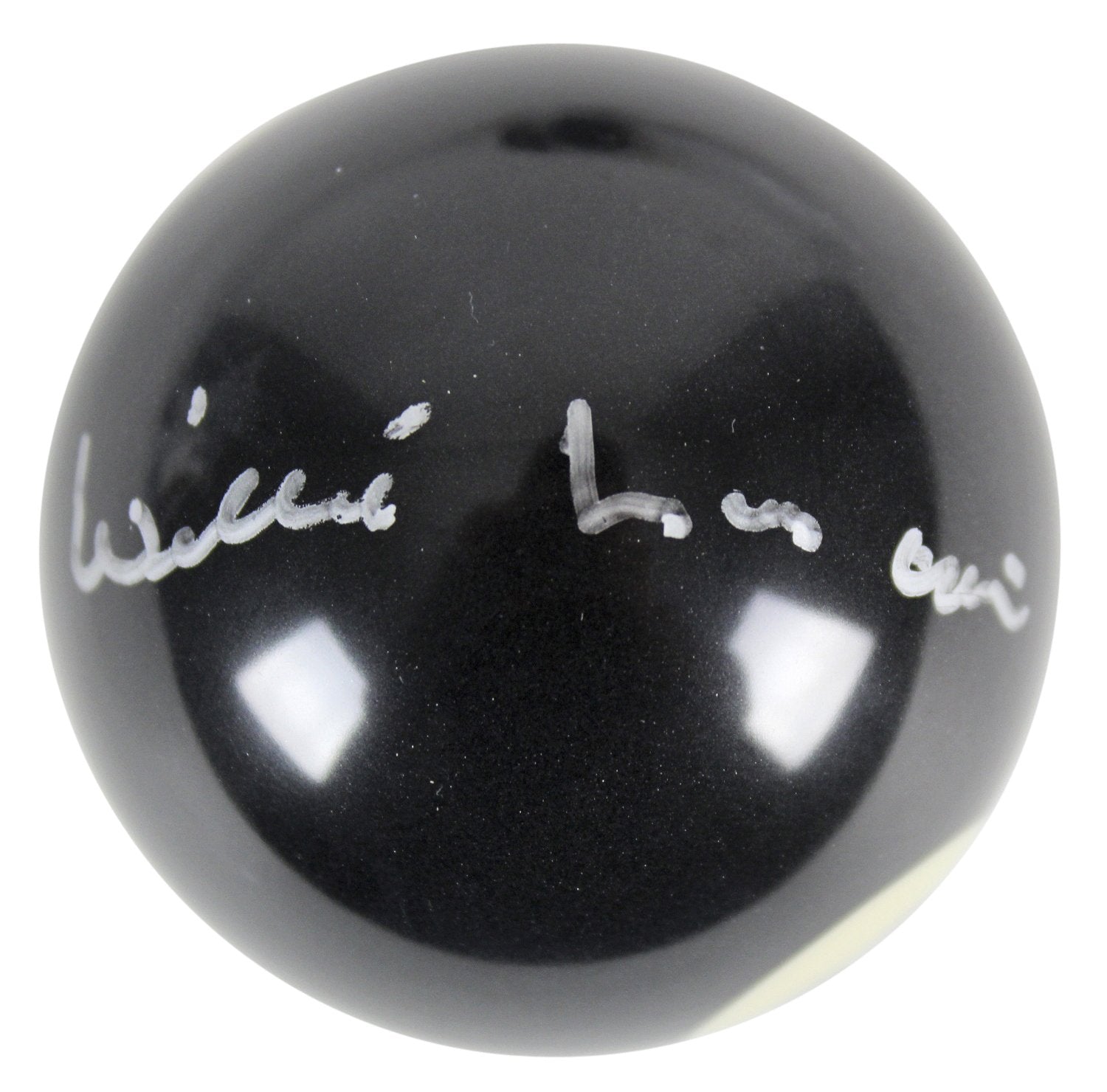 Willie Mosconi Authentic Signed #8 Billiards Pool Ball Autographed JSA #N41274