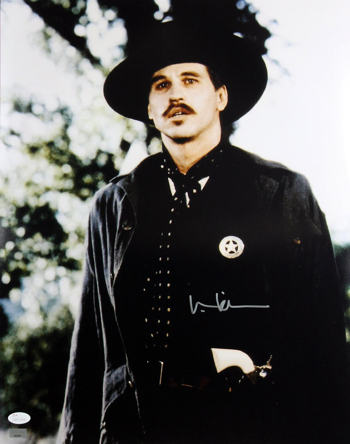 Val Kilmer Tombstone "Doc Holliday" Authentic Signed 16X20 Photo JSA Witness