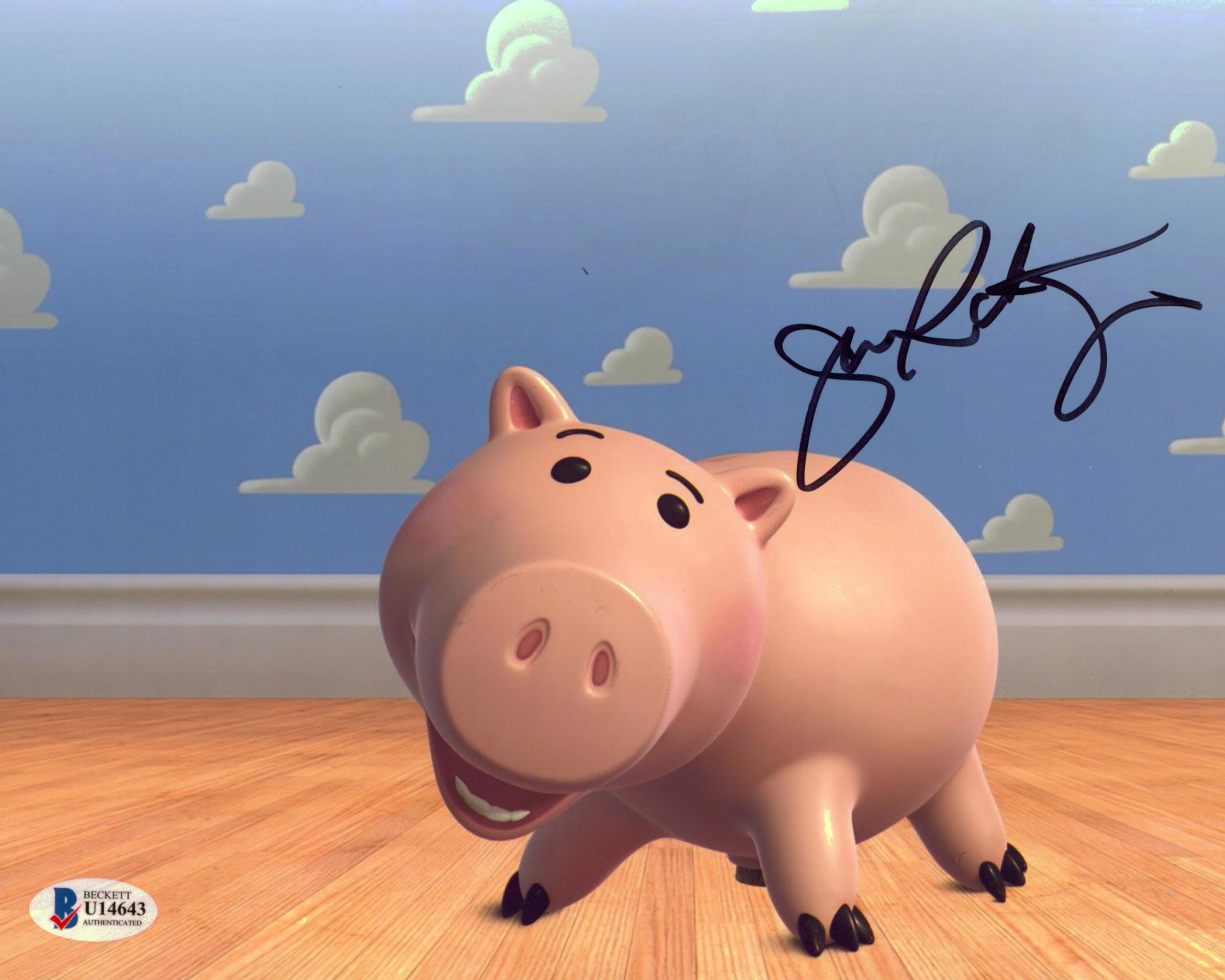 John Ratzenberger Toy Story Authentic Signed 8x10 Photo Autographed BAS #U14643