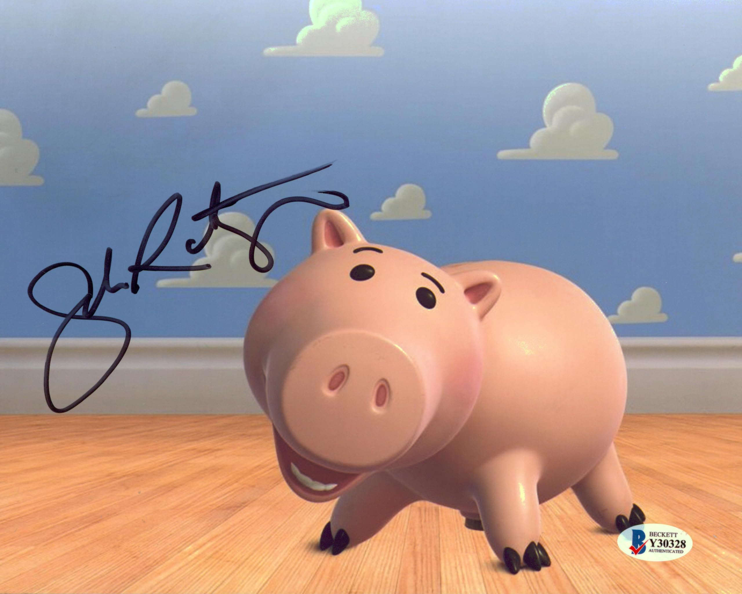 John Ratzenberger Toy Story Authentic Signed 8x10 Photo Autographed BAS #Y30328