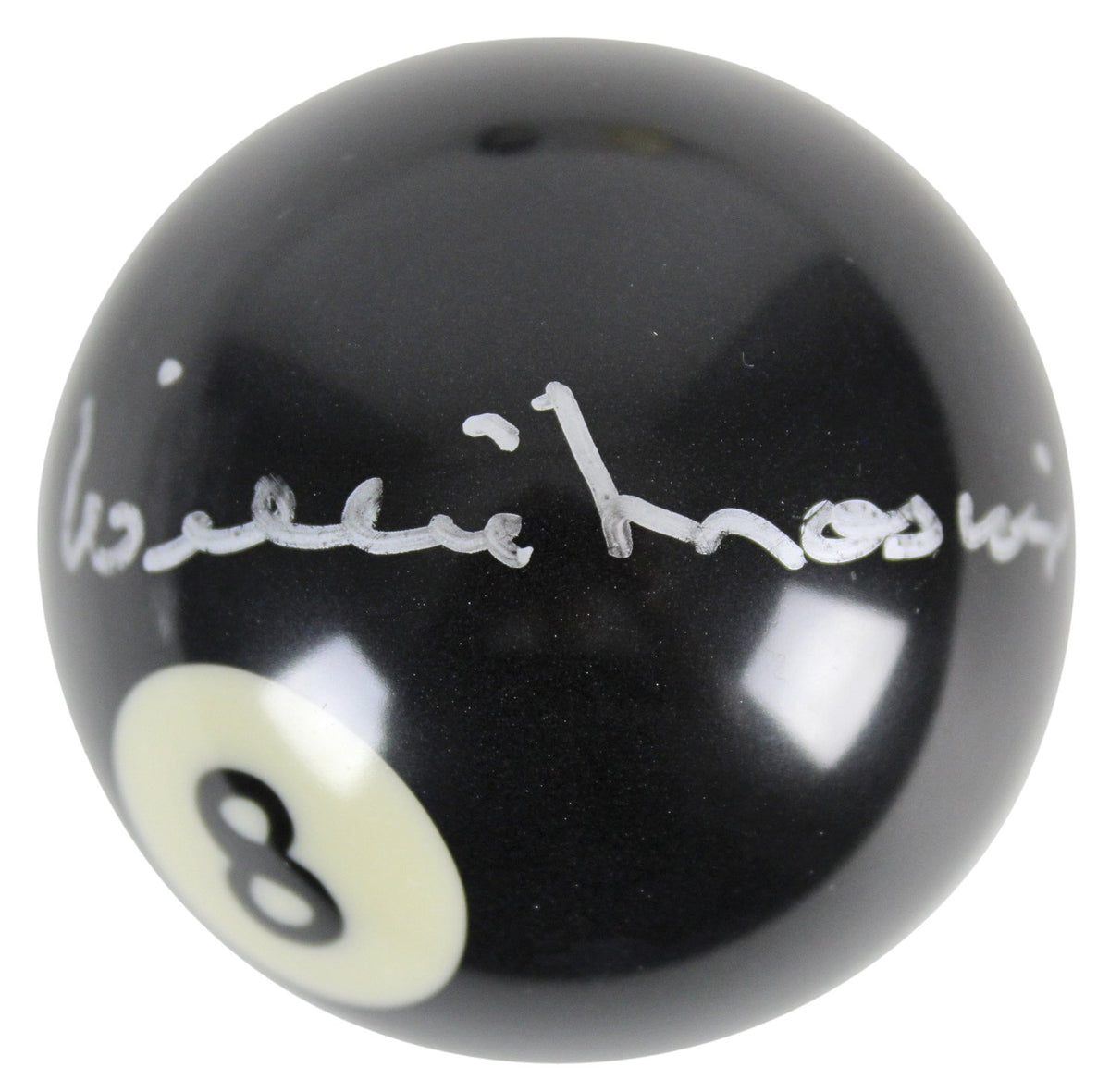 Willie Mosconi Authentic Signed #8 Billiards Pool Ball Autographed JSA #N41220