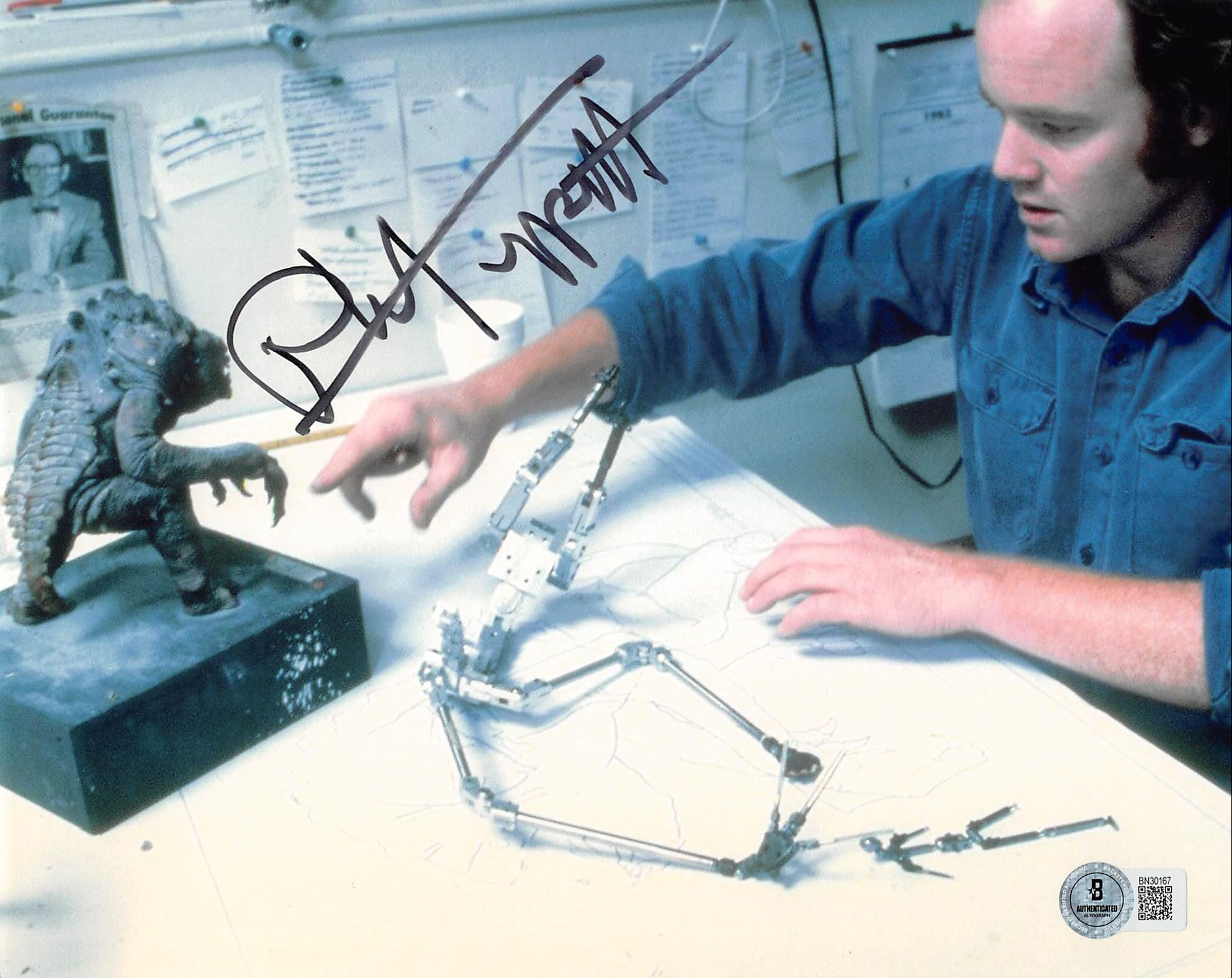 Phil Tippett Star Wars Authentic Signed 8x10 Horizontal Photo Autographed BAS 4