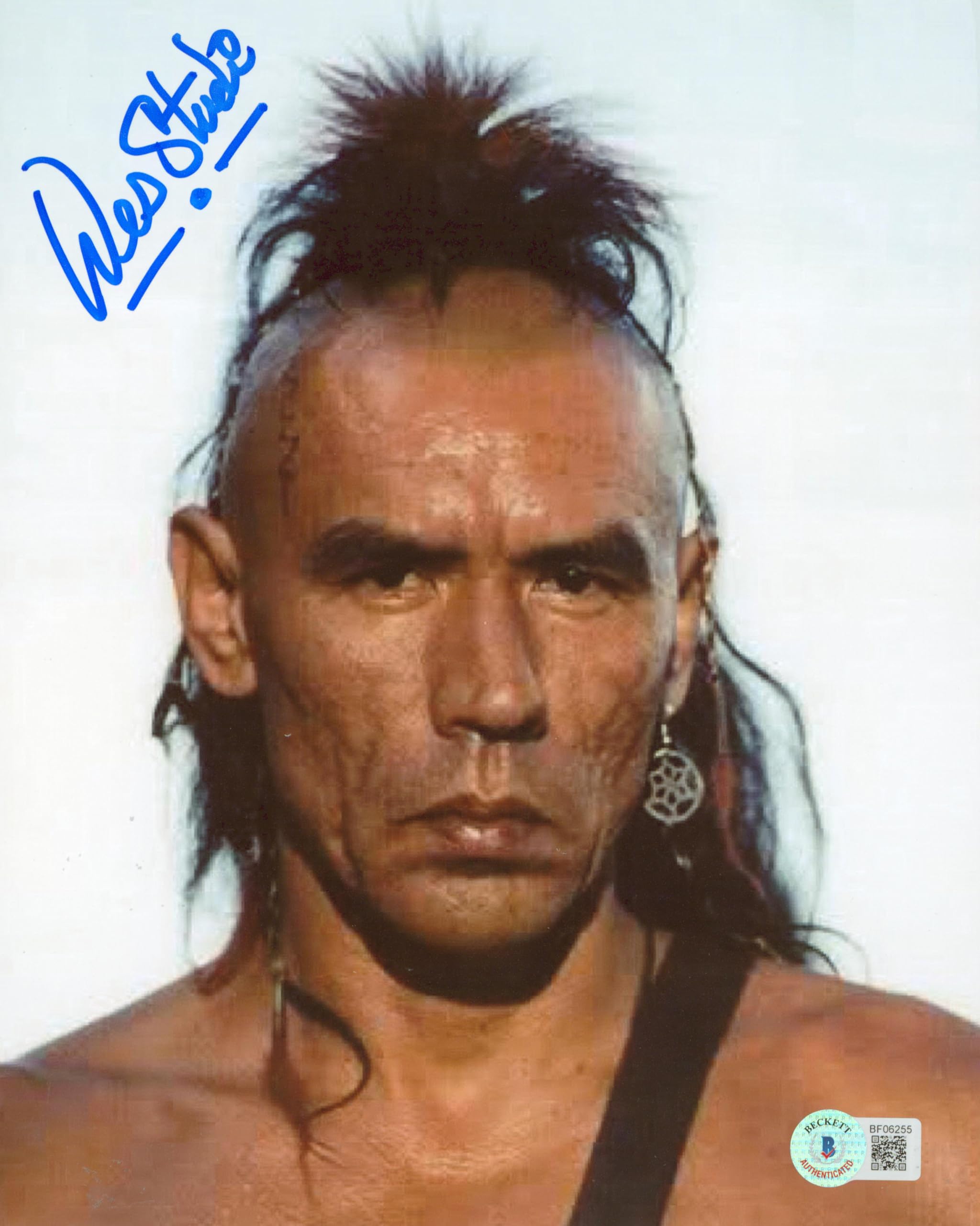 Wes Studi The Last of the Mohicans Authentic Signed 8x10 Photo BAS #BF06255