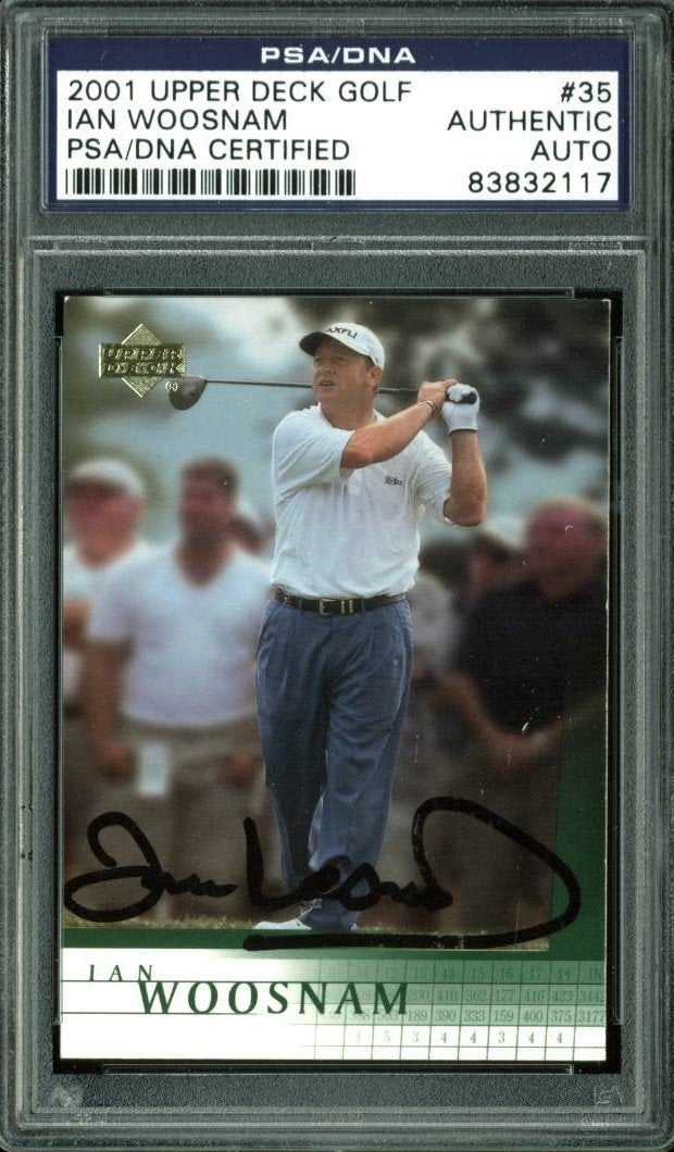 Ian Woosnam Signed Card 2001 Upper Deck Golf #35 PSA/DNA Slabbed #83832117