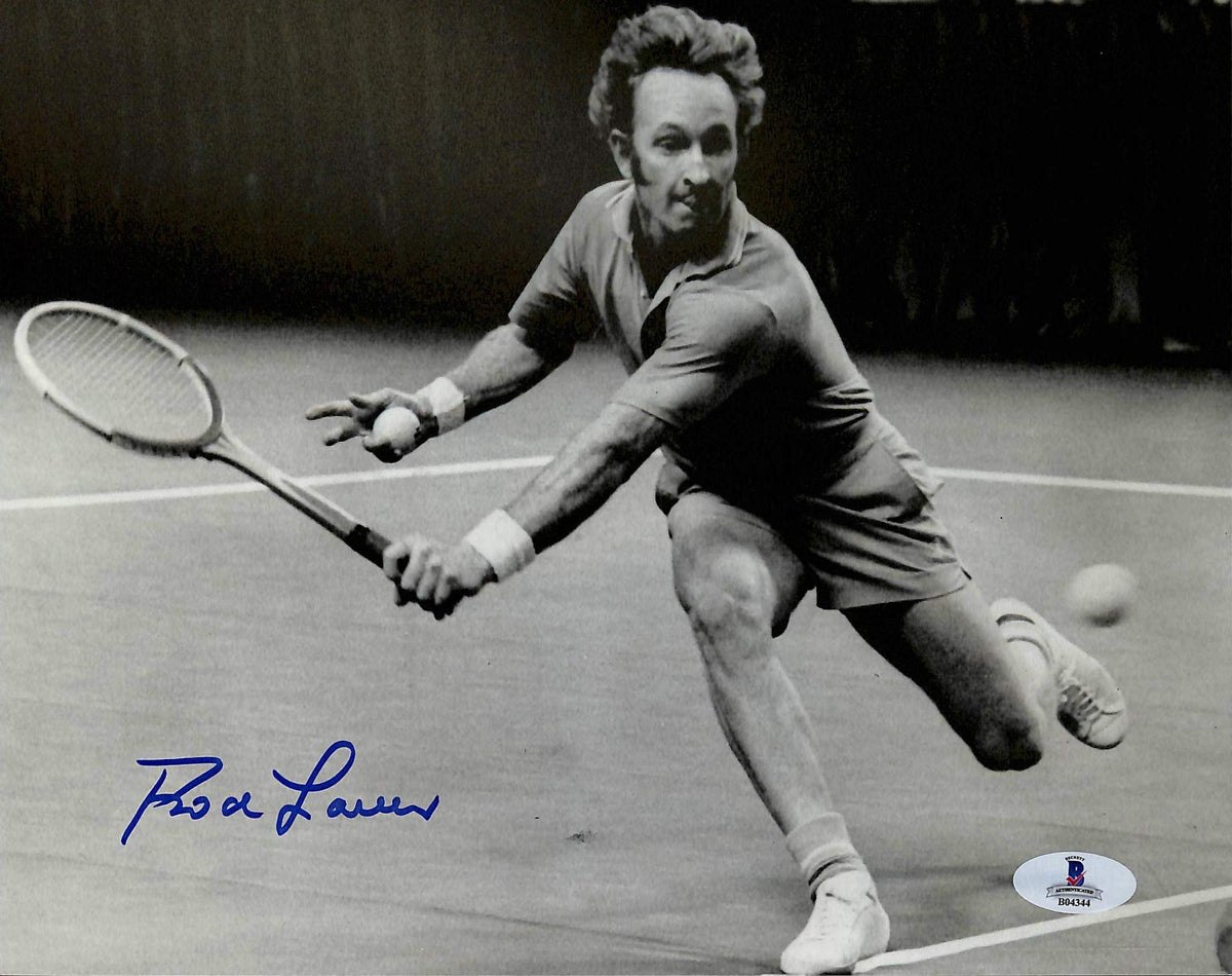 Rod Laver Tennis Authentic Signed 8x10 Photo Autographed PSA or BAS 1