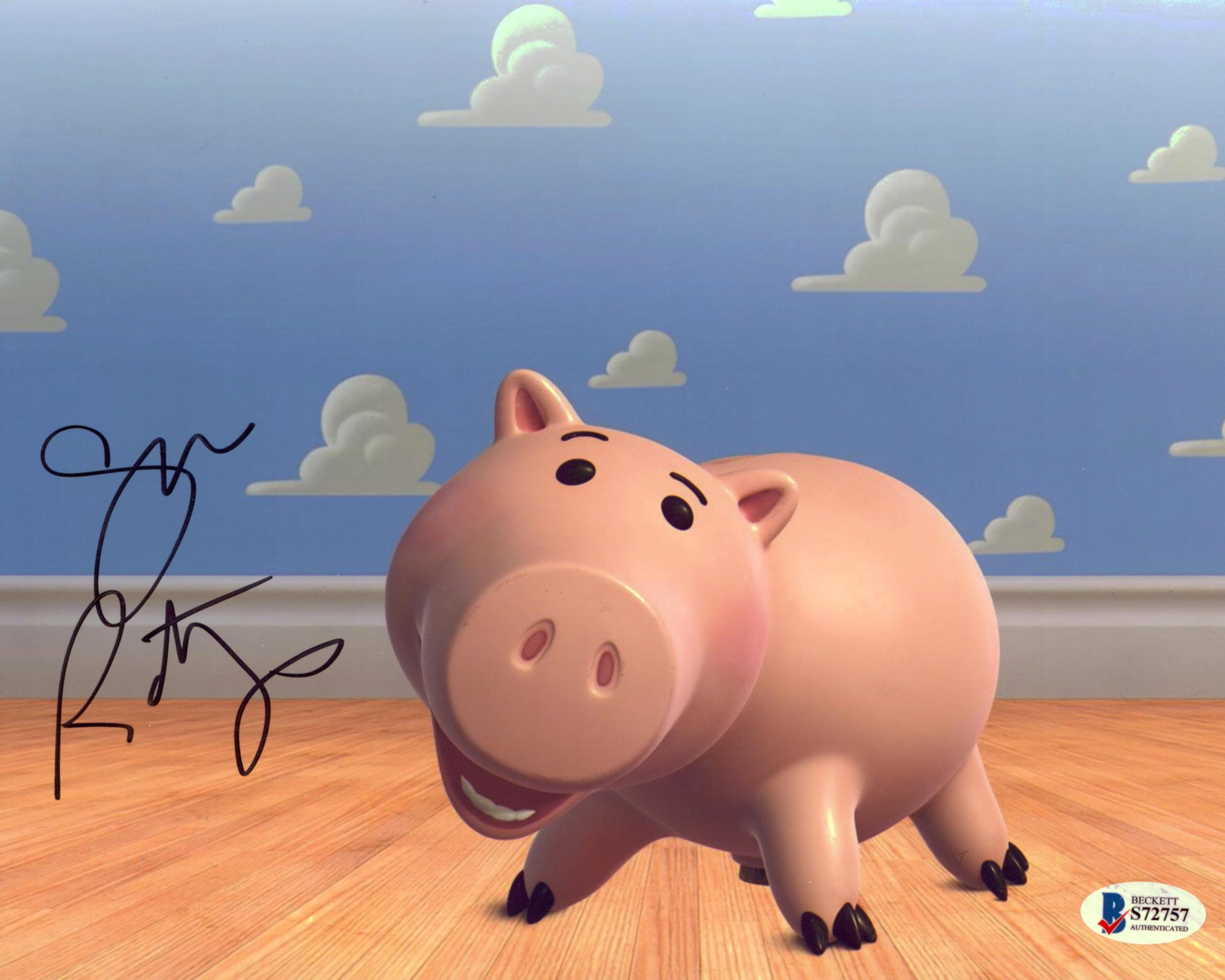 John Ratzenberger Toy Story Authentic Signed 8x10 Photo Autographed BAS #S72757