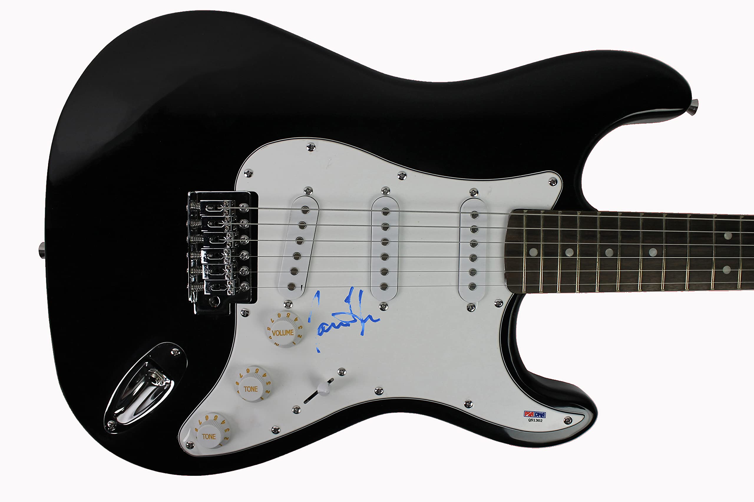 James Taylor Authentic Signed Black Electric Guitar Autographed PSA/DNA #Q51302