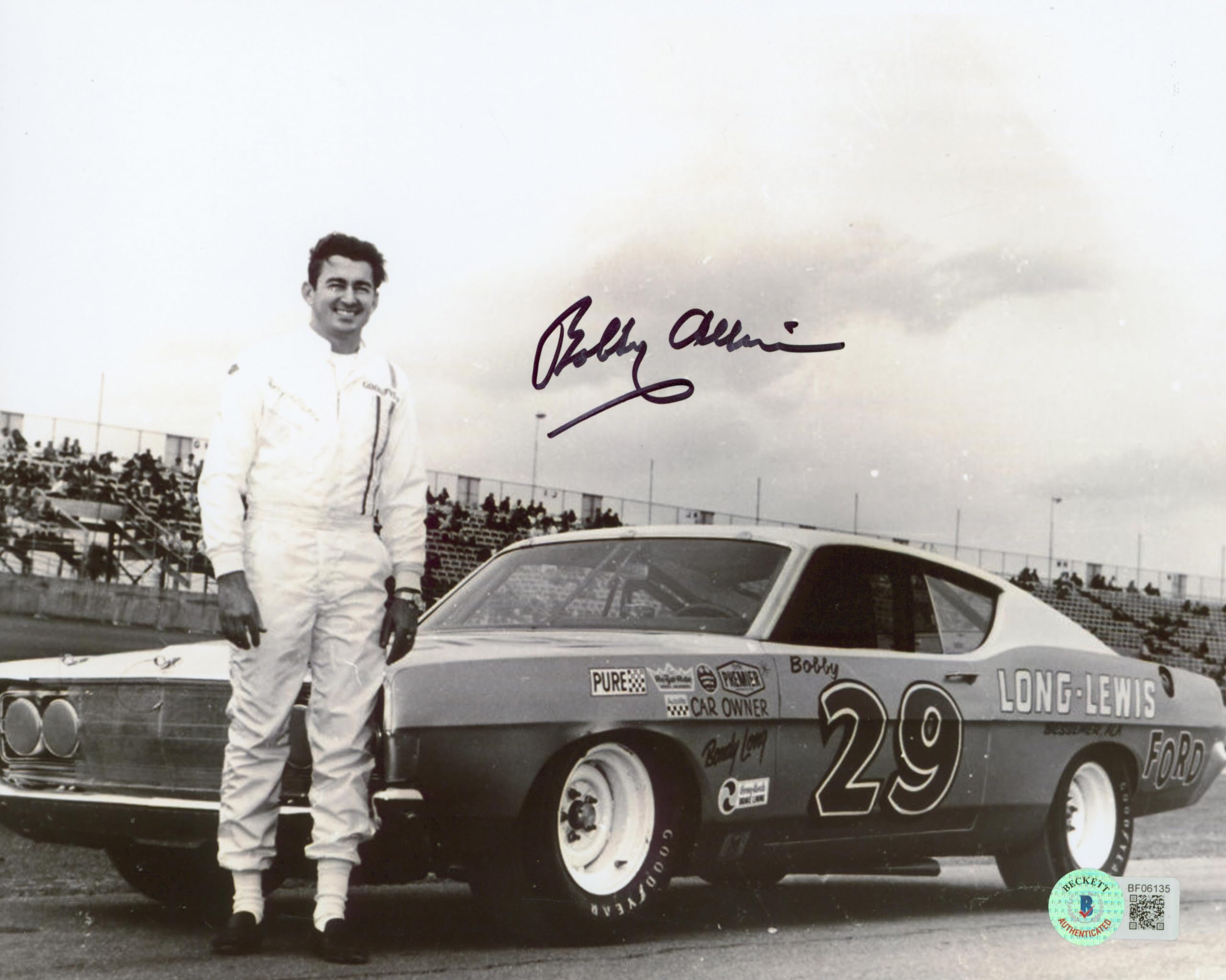Bobby Allison NASCAR Authentic Signed 8x10 Photo Autographed BAS #BF06135