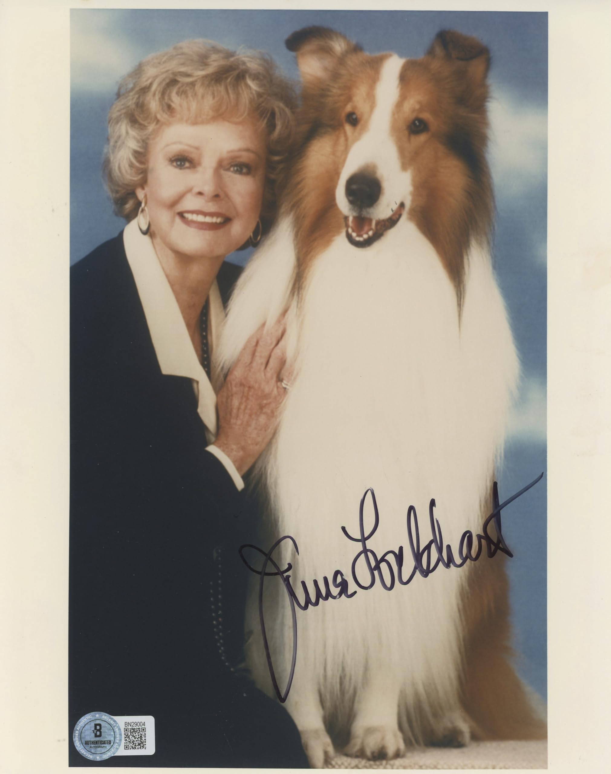 June Lockhart Lassie Authentic Signed 8x10 Photo Autographed BAS #BN29004