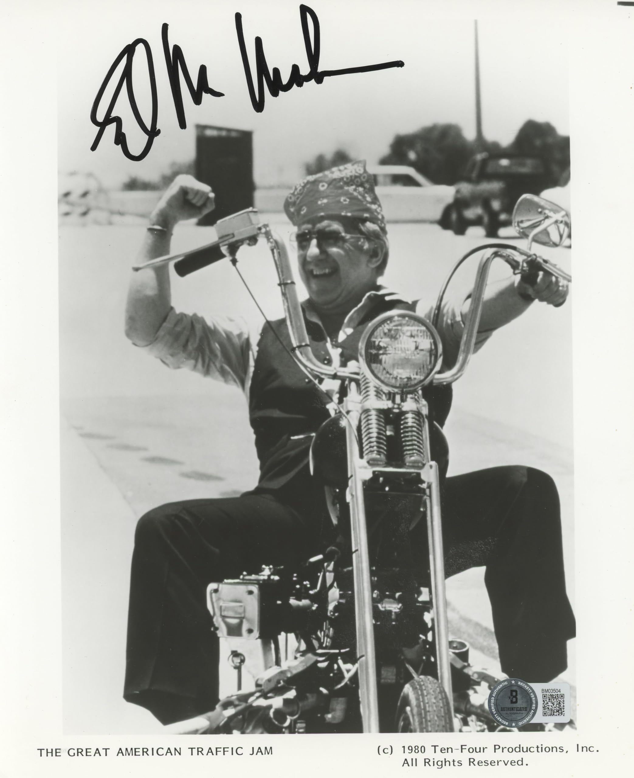 Ed McMahon The Great American Traffic Jam Signed 8x10 Photo BAS #BM03504