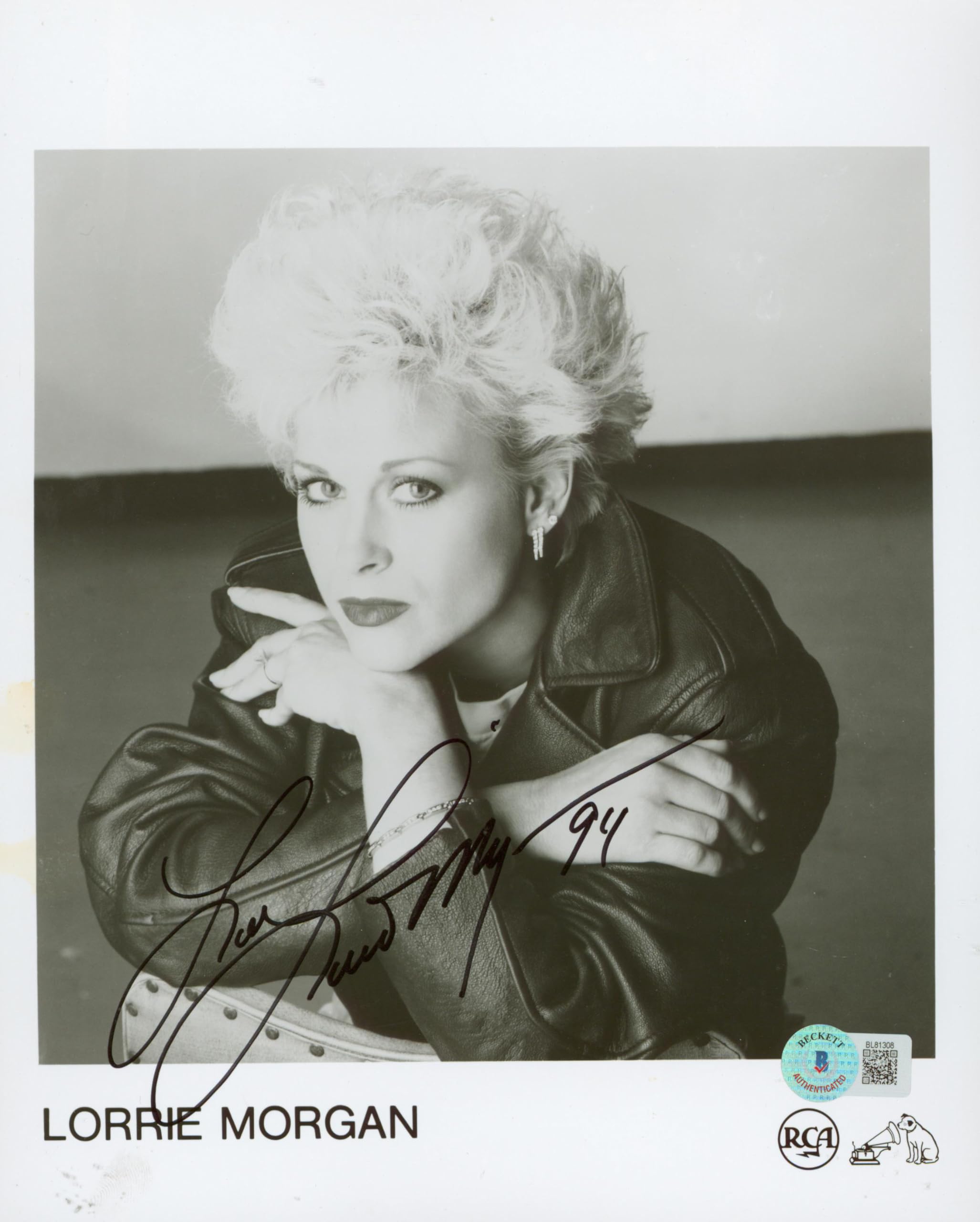 Lorrie Morgan Country Musician Authentic Signed 8x10 Photo BAS #BL81308