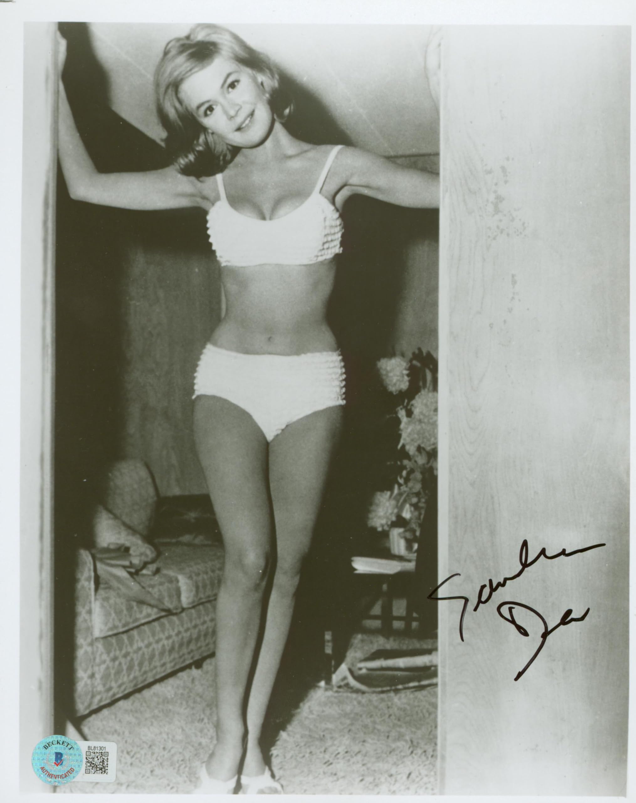 Sandra Dee Gidget Authentic Signed 8x10 Photo Autographed BAS #BL81301