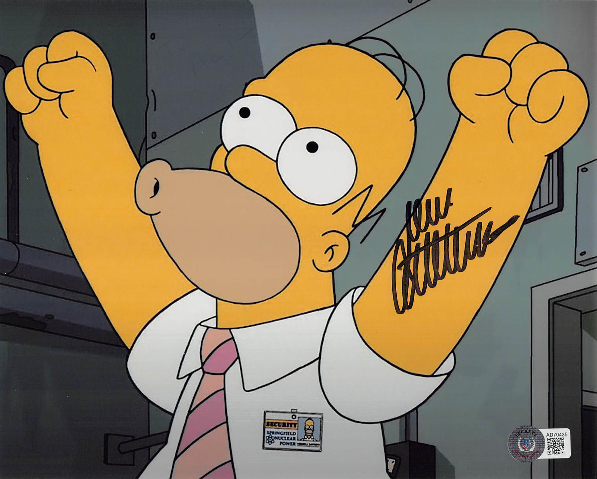 Dan Castellaneta The Simpsons Authentic Signed 8x10 Photo BAS #AD70435