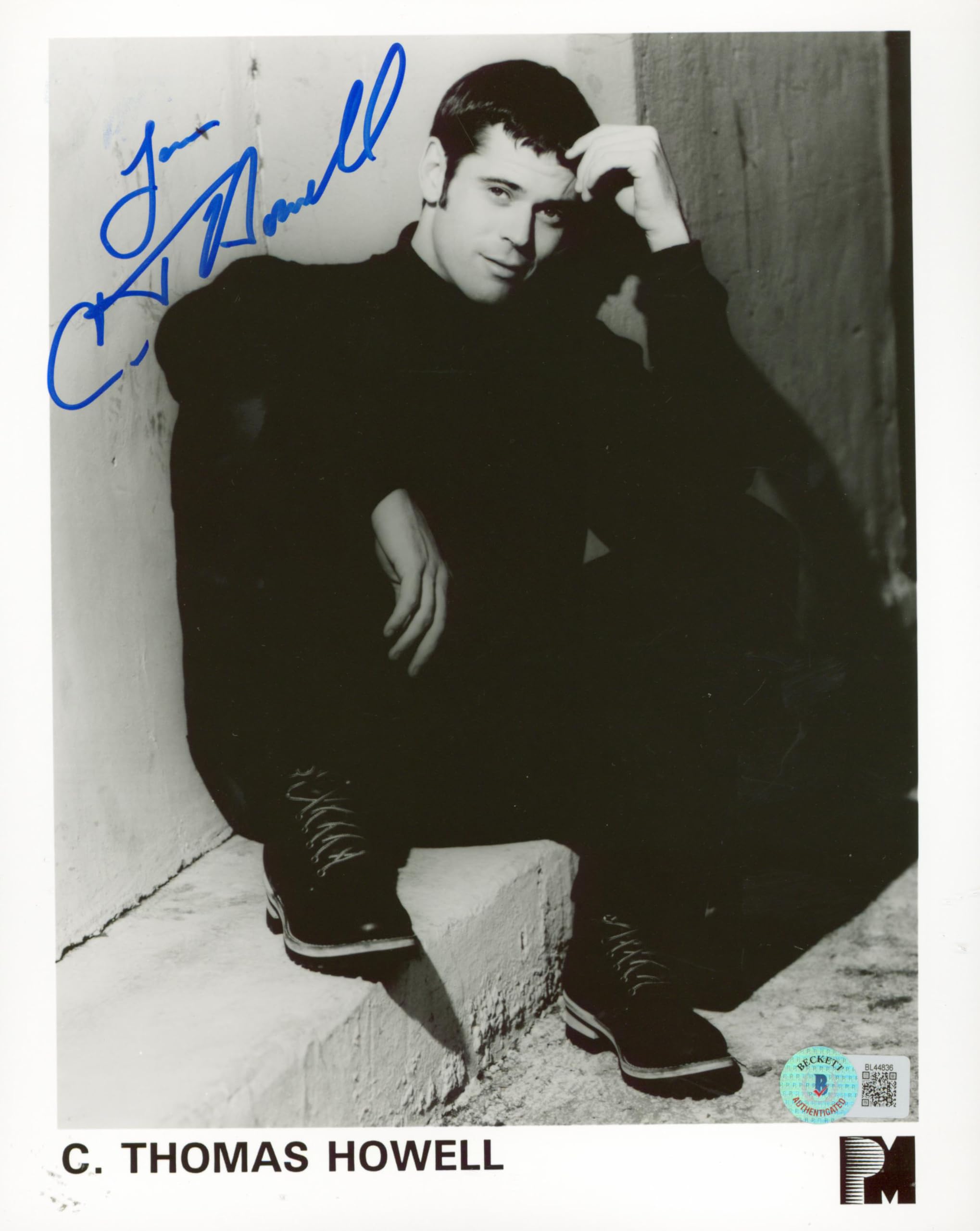 C. Thomas Howell The Outsiders "Love" Authentic Signed 8x10 Photo BAS #BL44836