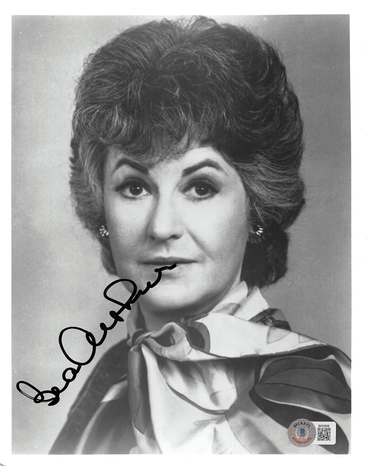 Beatrice Arthur The Golden Girls Authentic Signed 8x10 Photo BAS #BK03838