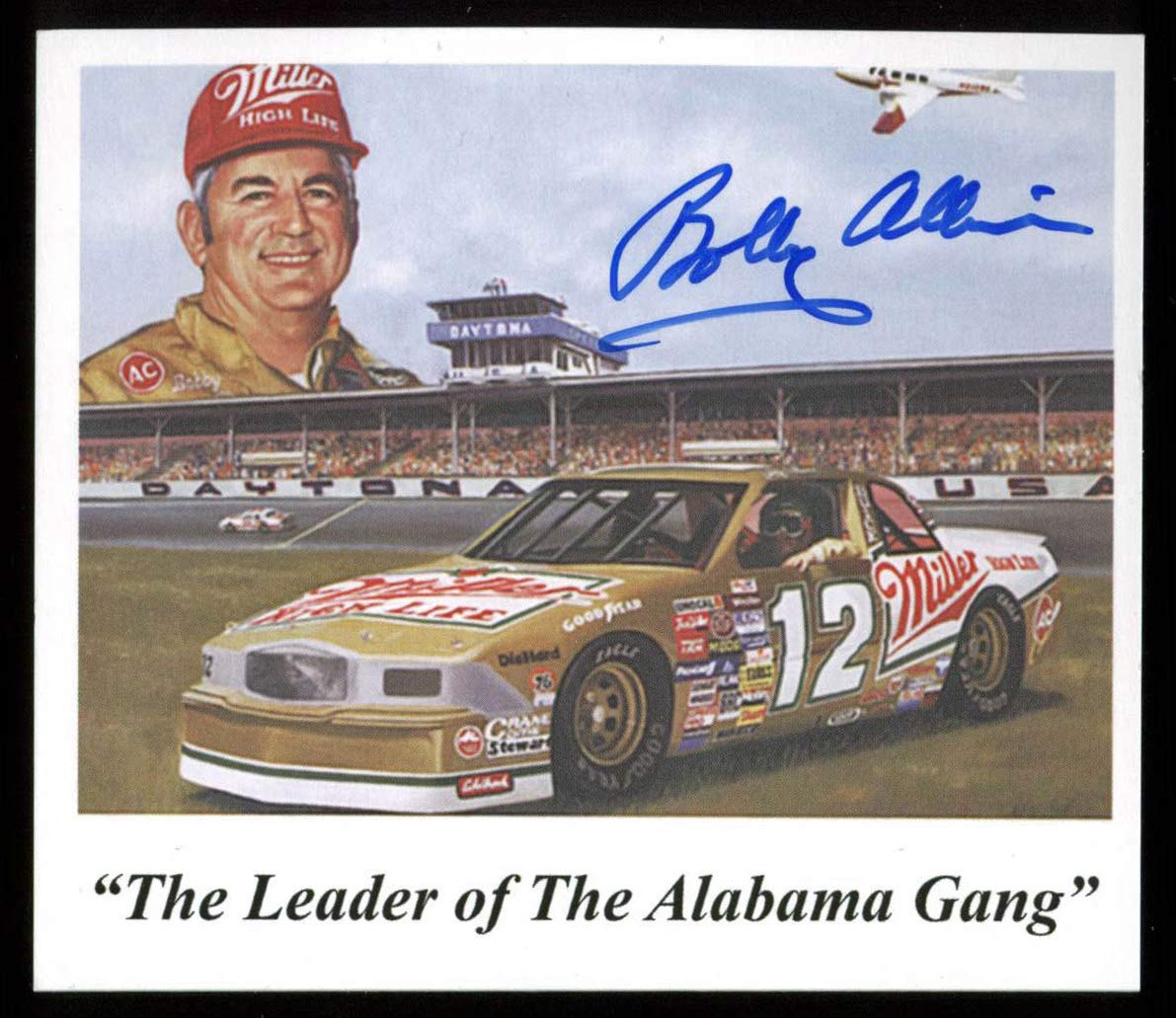 Bobby Allison NASCAR Authentic Signed 3.25x3.75 Promotional Card BAS #E49026