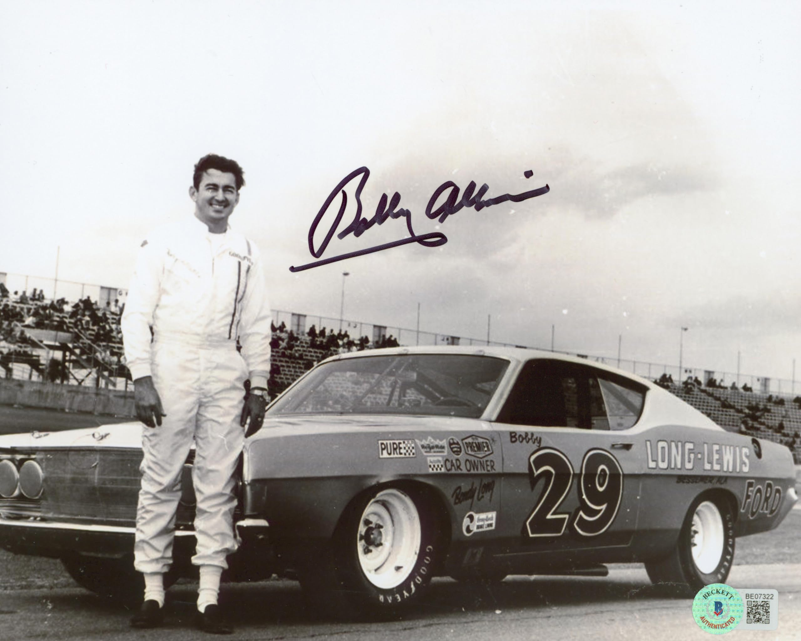 Bobby Allison NASCAR Authentic Signed Photo Autographed BAS #BE07322