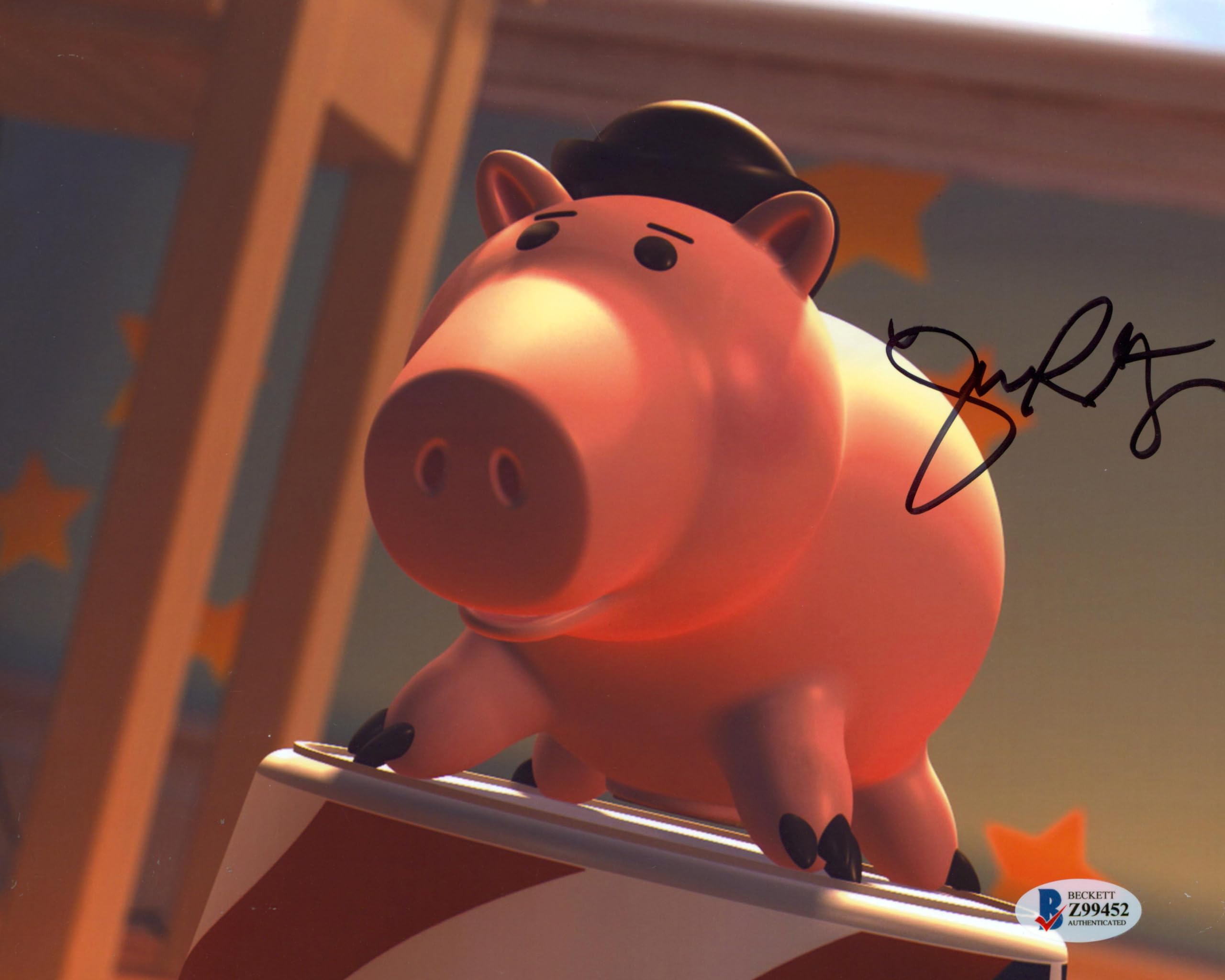 John Ratzenberger Toy Story Authentic Signed 8x10 Photo Autographed BAS #Z99452