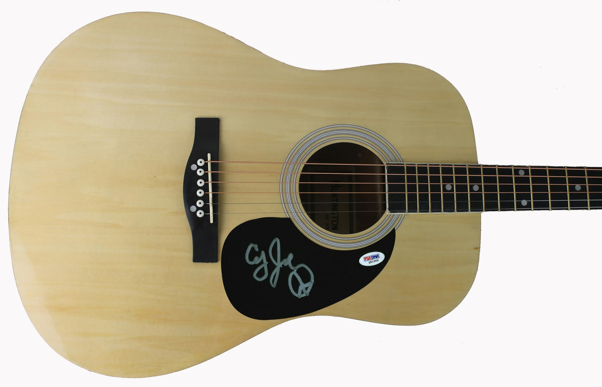 Joe McDonald Country Joe and the Fish Signed Acoustic Guitar PSA/DNA #Q51505
