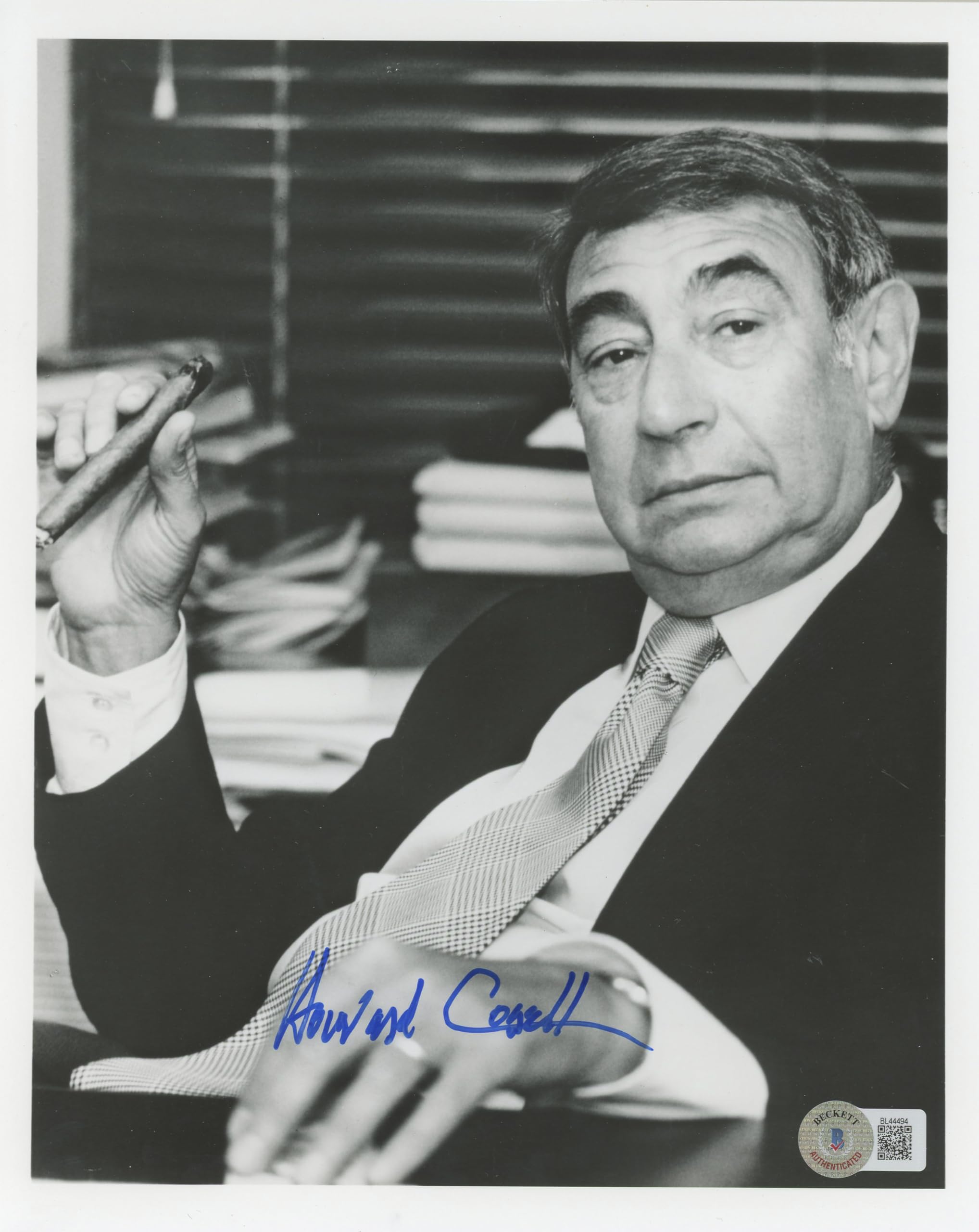 Howard Cosell Sports Broadcaster Authentic Signed 8x10 Photo BAS #BL44494