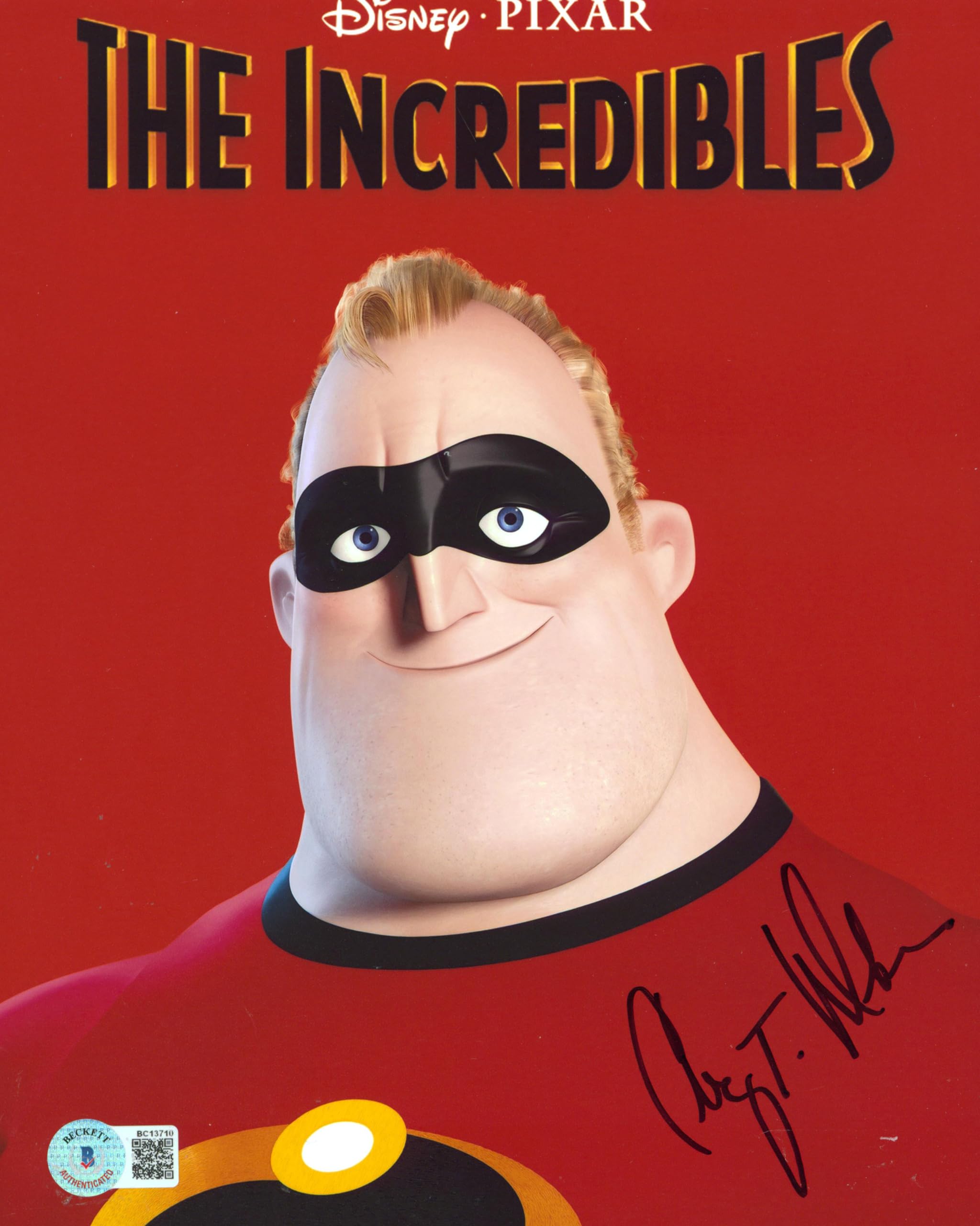Craig T. Nelson The Incredibles Authentic Signed 8x10 Photo BAS #BC13710