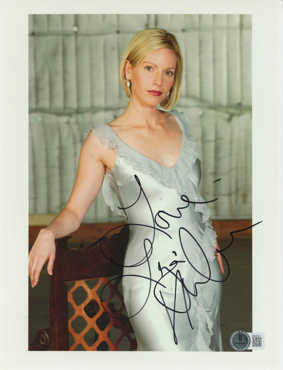 Liza Huber Passions Love Authentic Signed 8.5x11 Photo Autographed BAS #BM03383