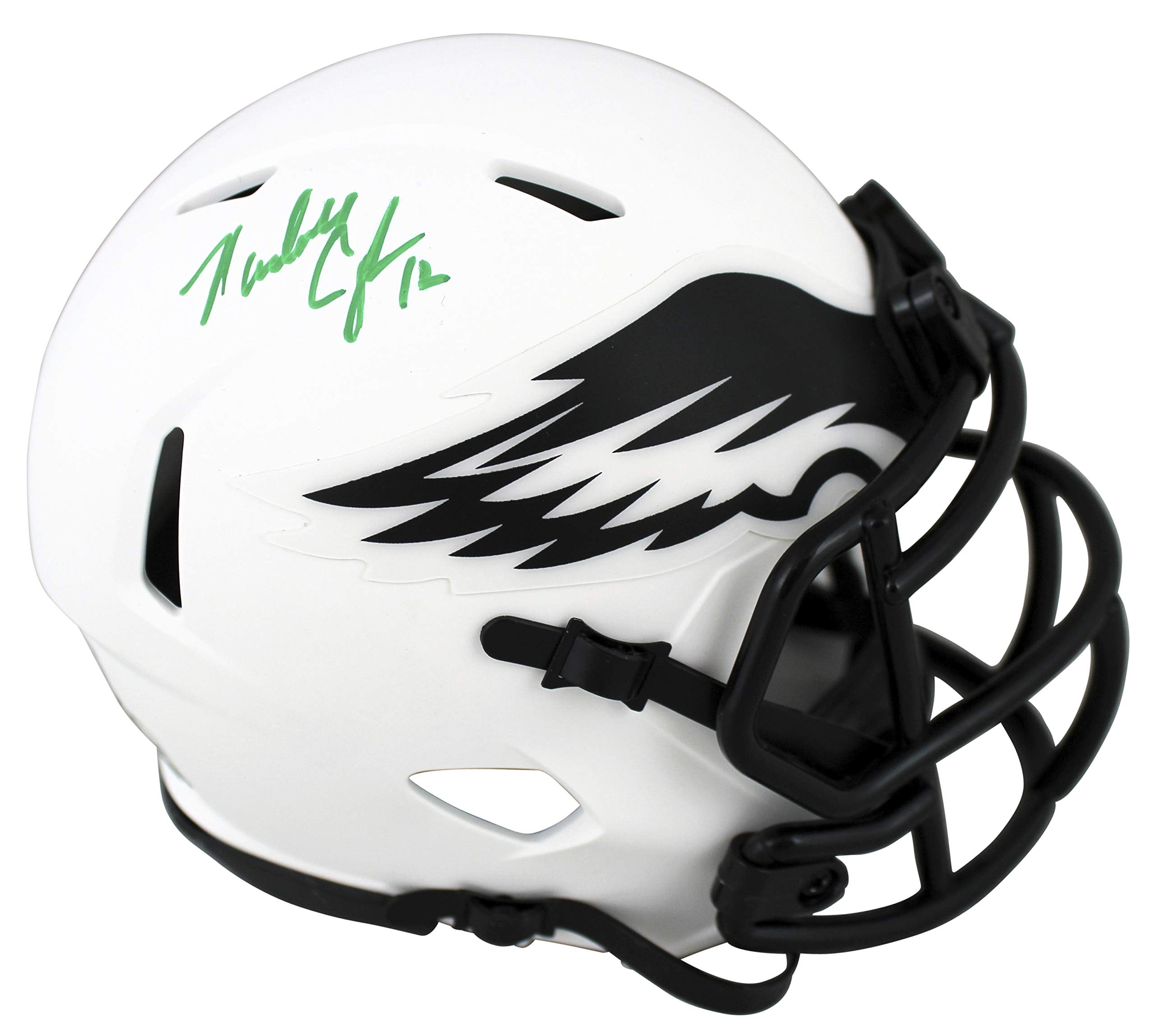 Eagles Randall Cunningham Authentic Signed Lunar Speed Mini Helmet BAS Witnessed