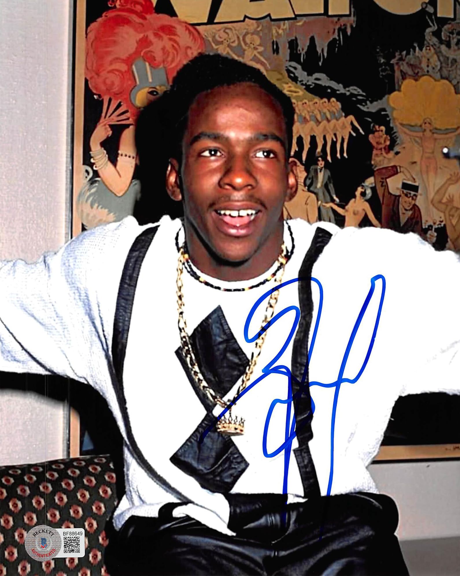 Bobby Brown New Edition Authentic Signed 8x10 Photo Autographed BAS #BF88649
